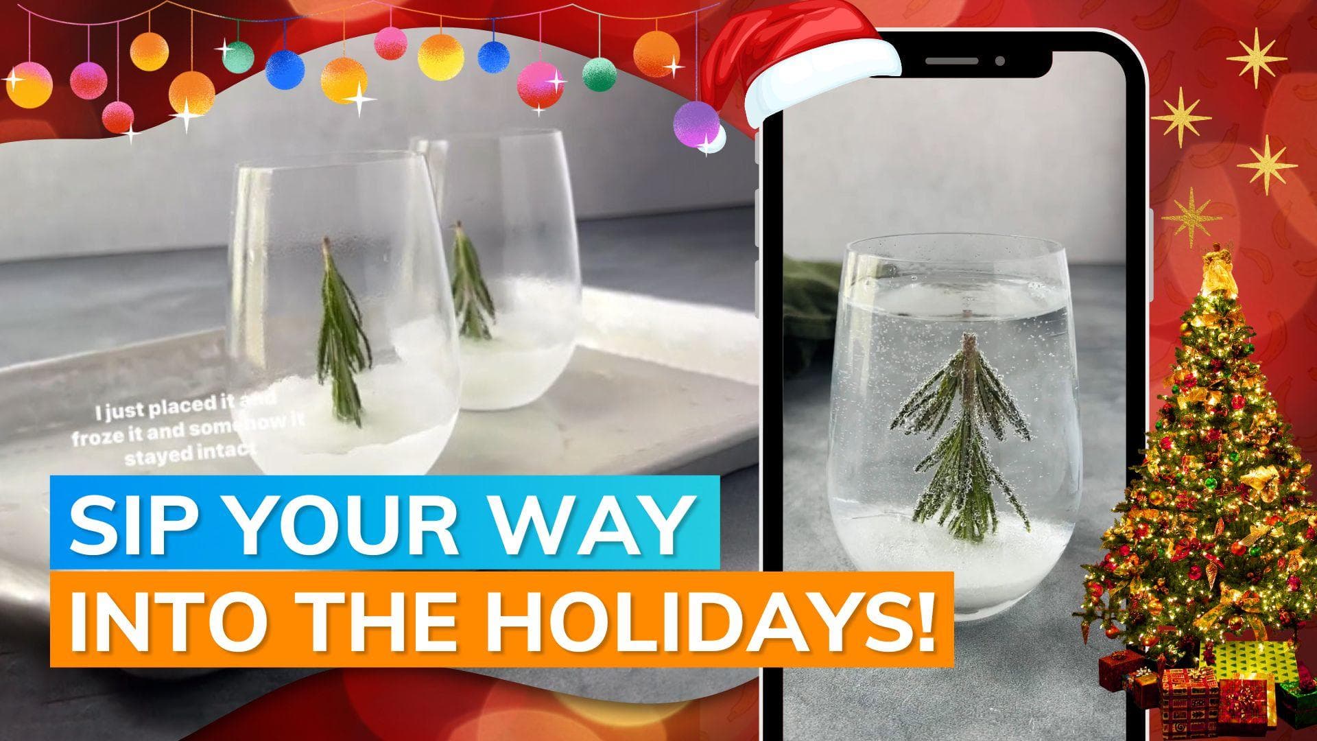 This viral 'snow globe' cocktail idea is perf for this holiday season; take a close look