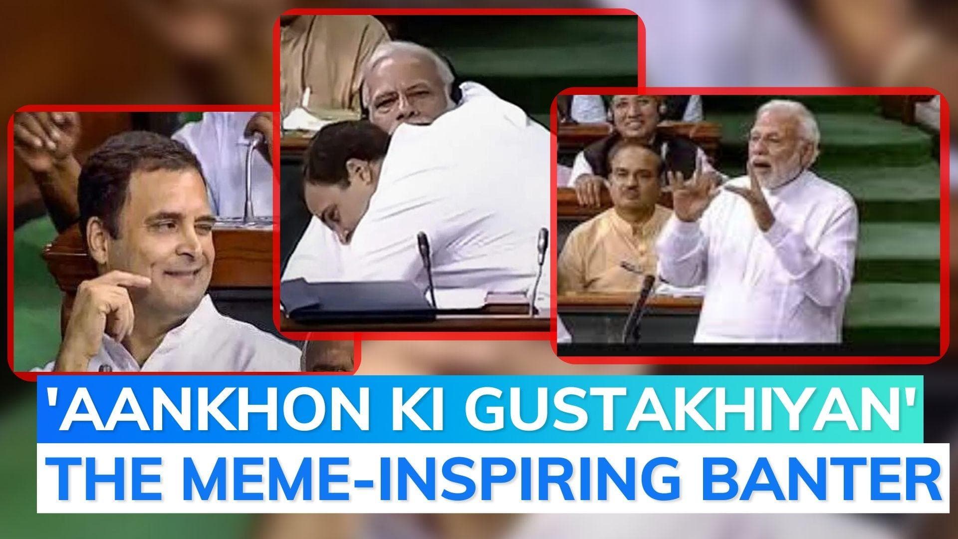 Hug, wink and taunt: recapping 2018 no confidence motion against Modi govt