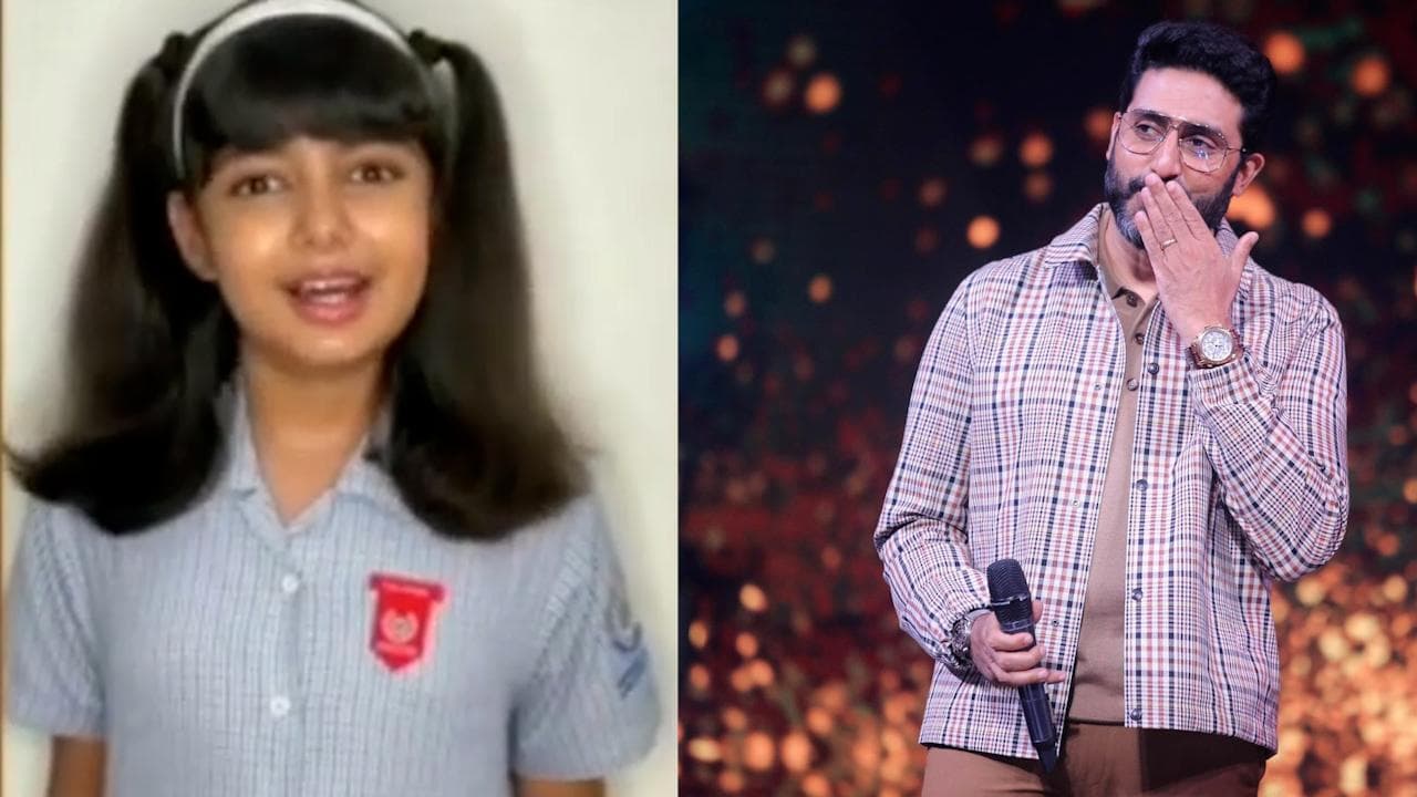 Aaradhya Bachchan का हिंदी में कविता बोलते वीडियो वायरल, पिता Abhishek Bachchan ने भी किया रिएक्ट