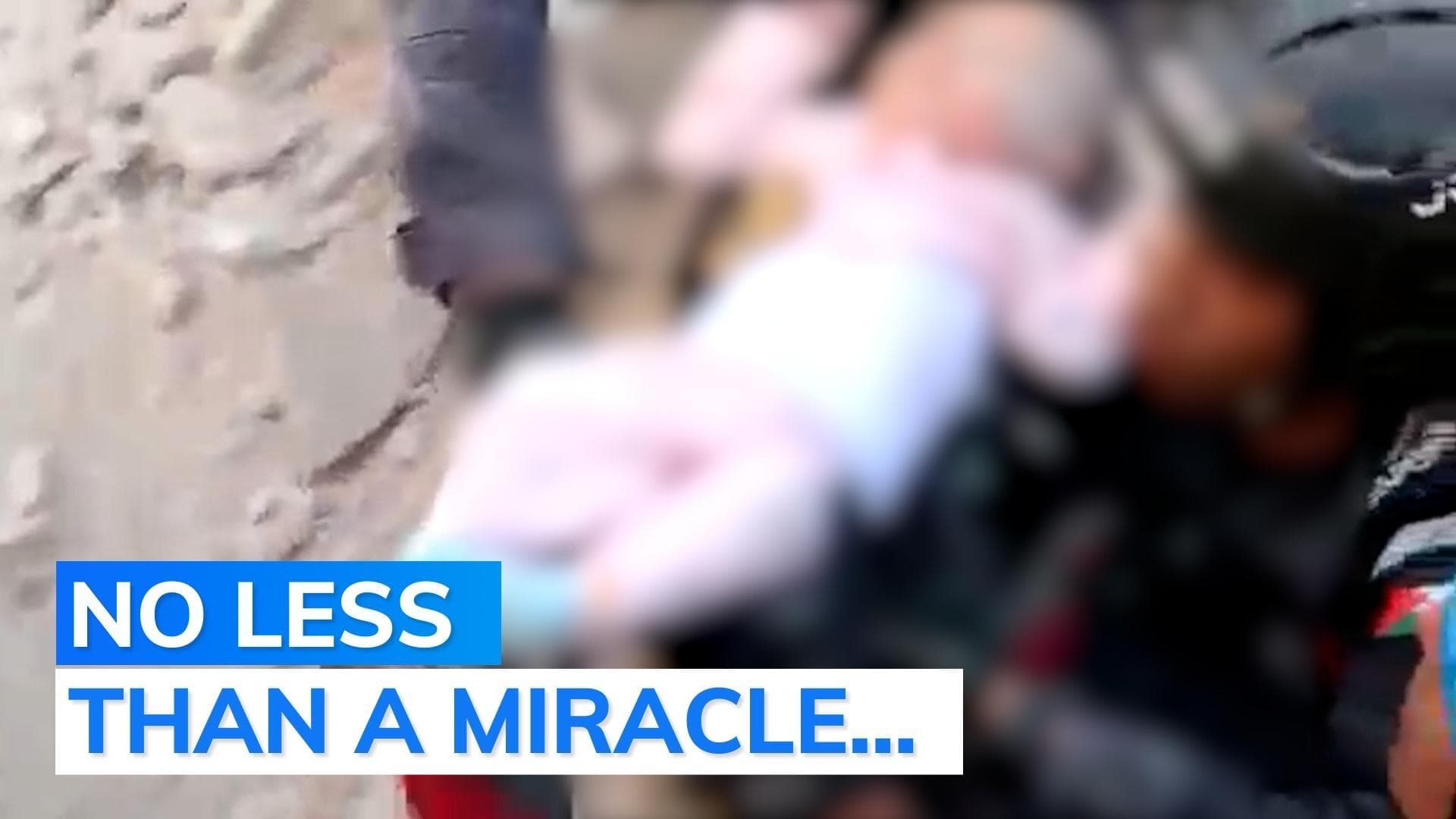 Jordan: Baby girl pulled out from rubble after 20 hours in viral video