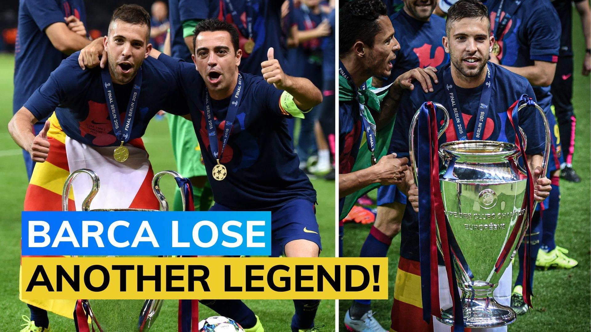 Jordi Alba to leave FC Barcelona after 11 years at the club