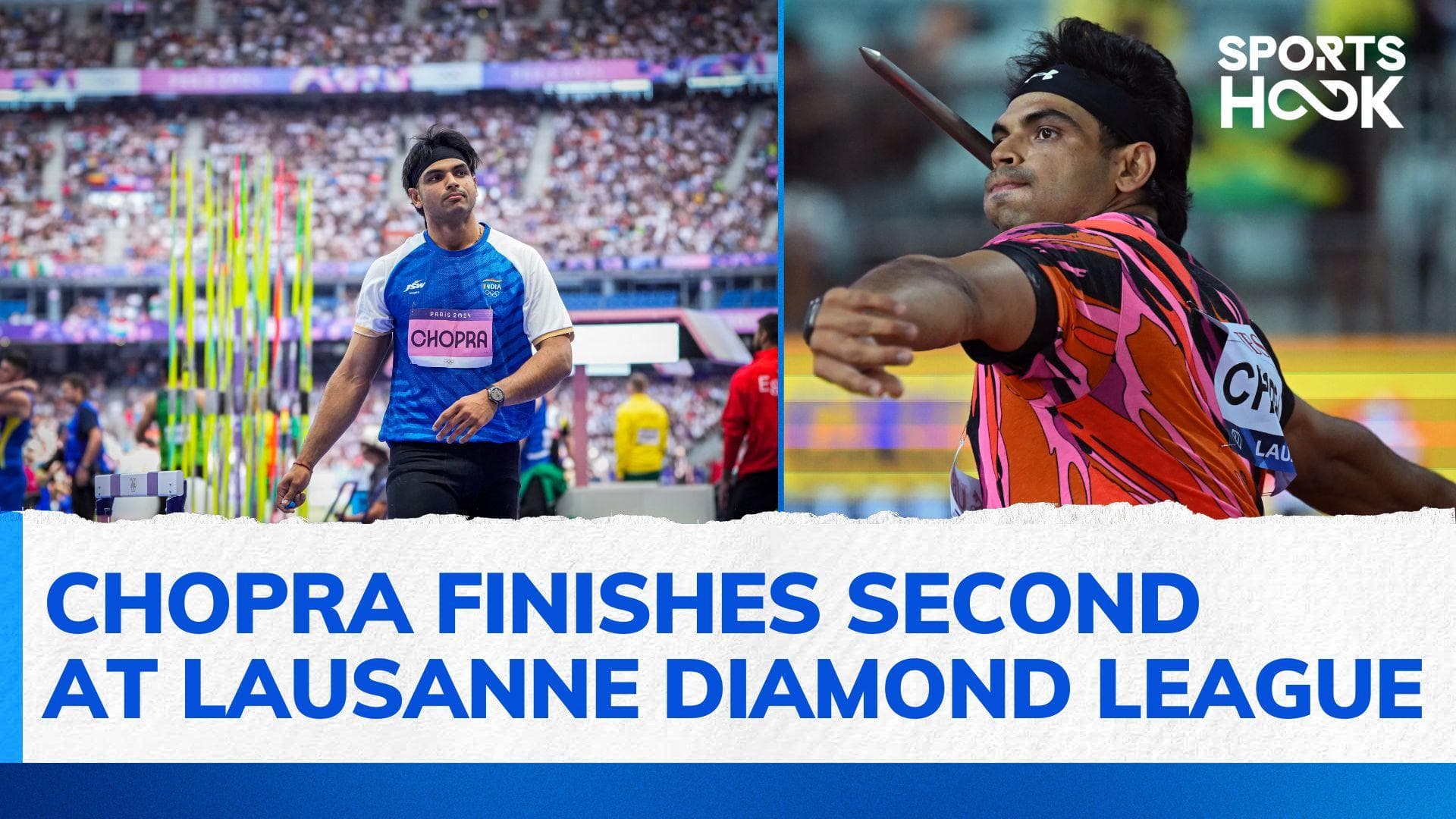 Neeraj Chopra Finishes Second at Lausanne Diamond League Meet with Season Best Throw