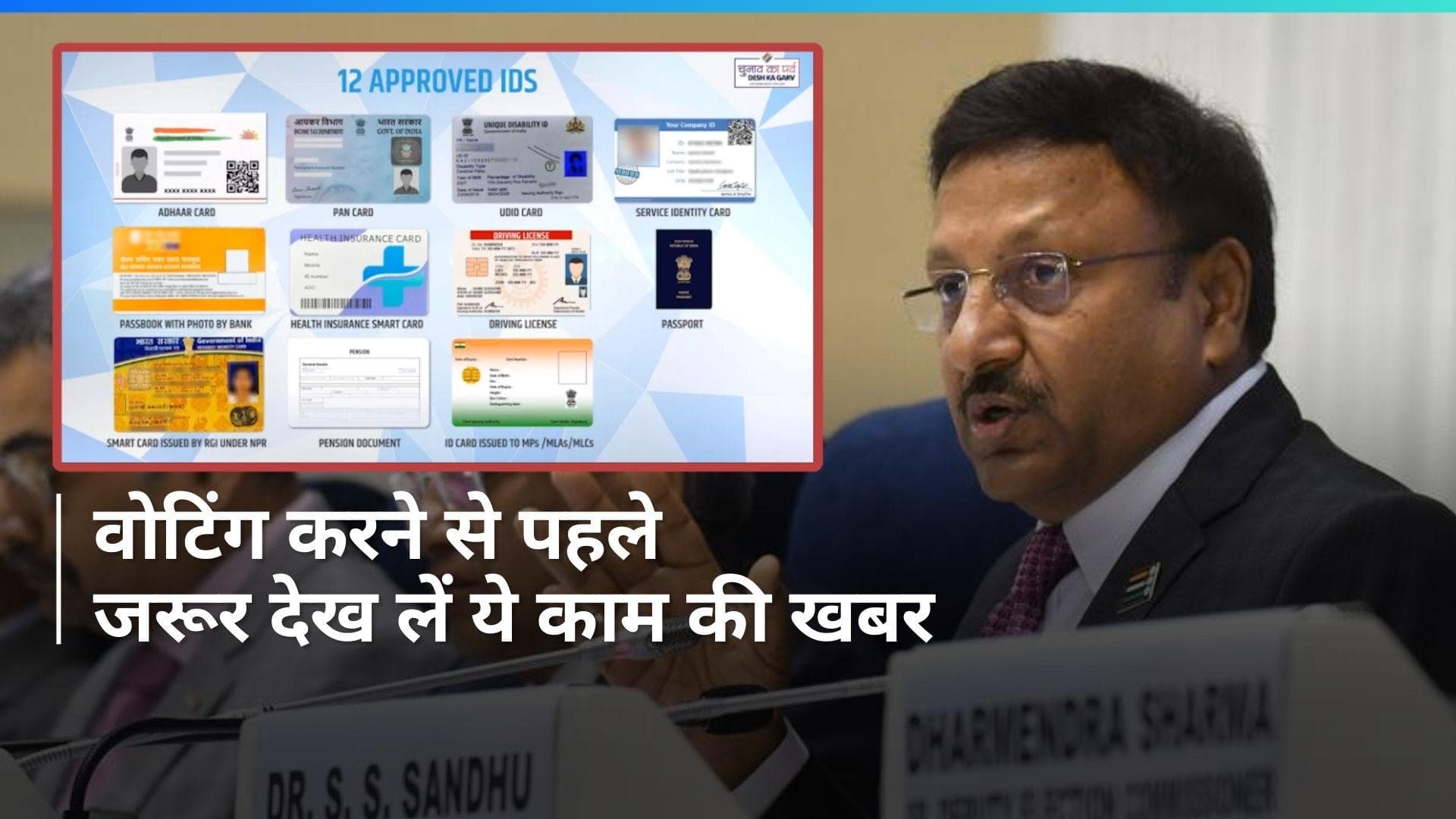 Lok Sabha Election: वोटर ID कार्ड नहीं है तो भी कर सकेंगे वोट, साथ रखें ये डॉक्यूमेंट्स