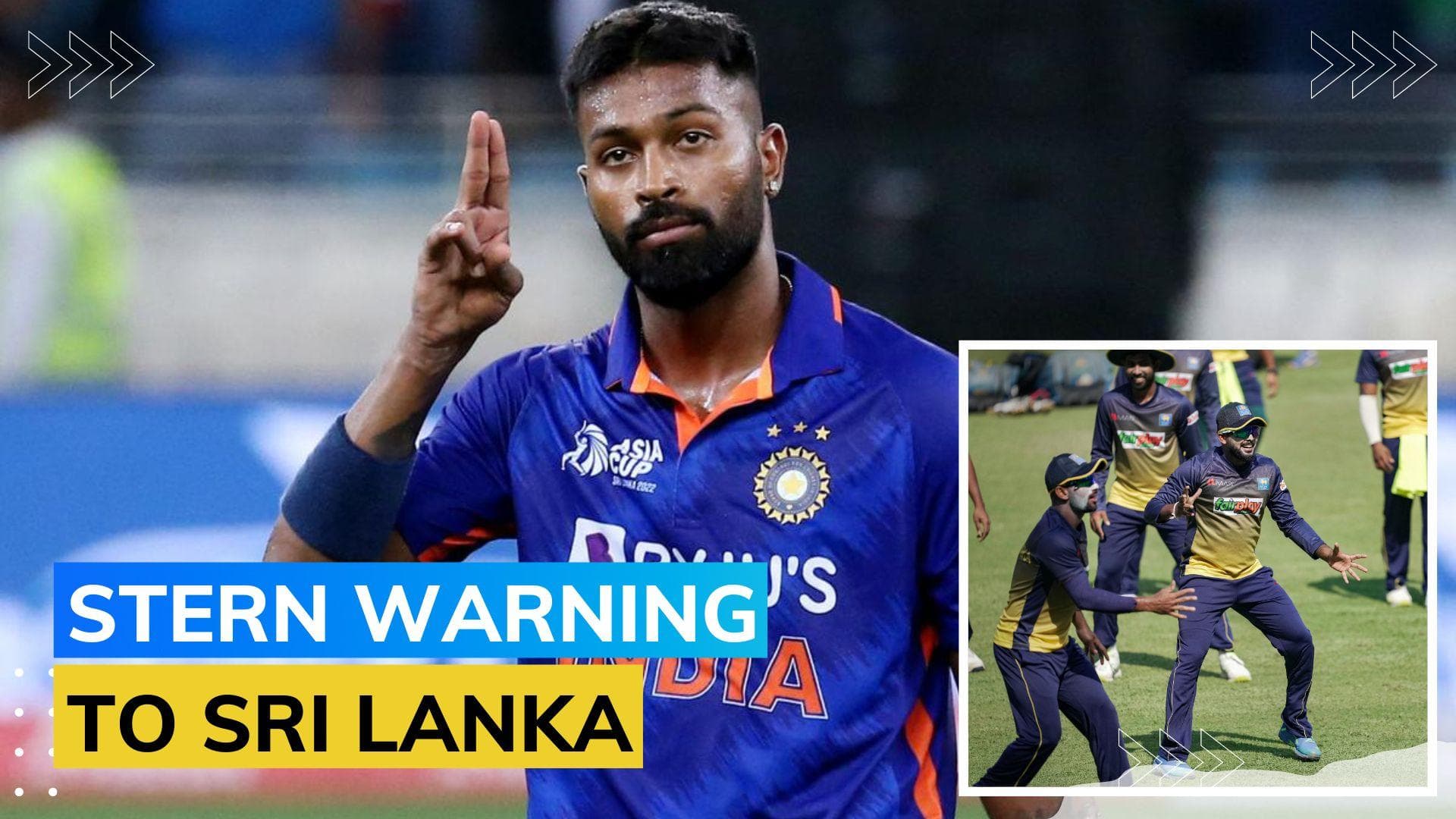 WATCH! 'Our body language is enough for Sri Lanka,' says captain Hardik Pandya