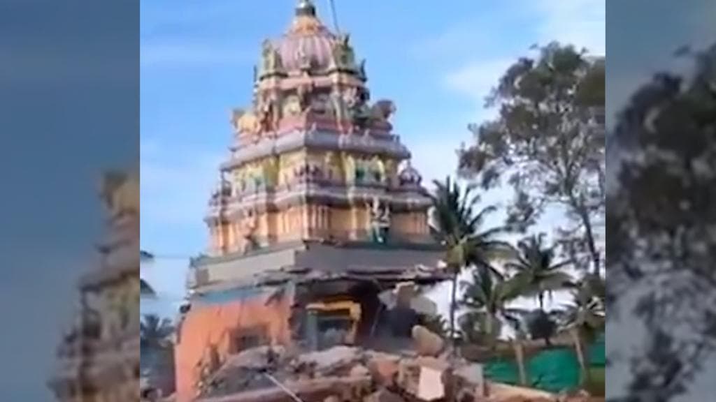 'Hurting Hindu sentiment': Politics over temple demolition in Karnataka