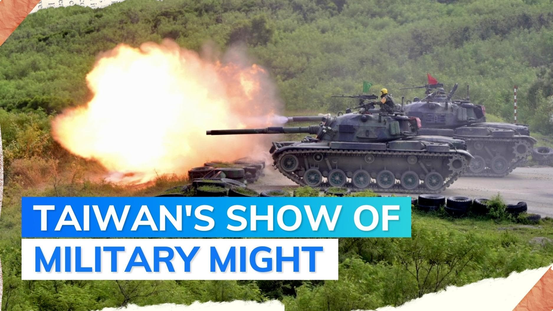 Watch: Taiwan holds live fire military drills as tensions with China continue