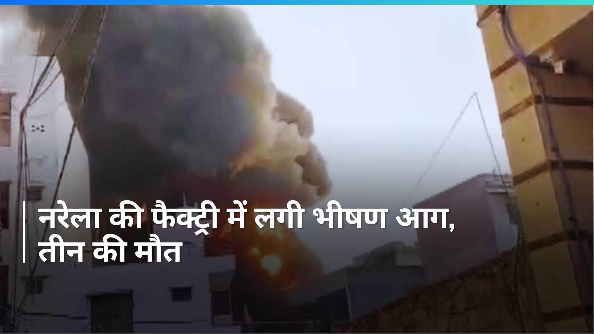 Delhi Fire: नरेला में झुलसने से तीन लोगों की मौत, इंडस्ट्रियल एरिया में लगी थी भीषण आग
