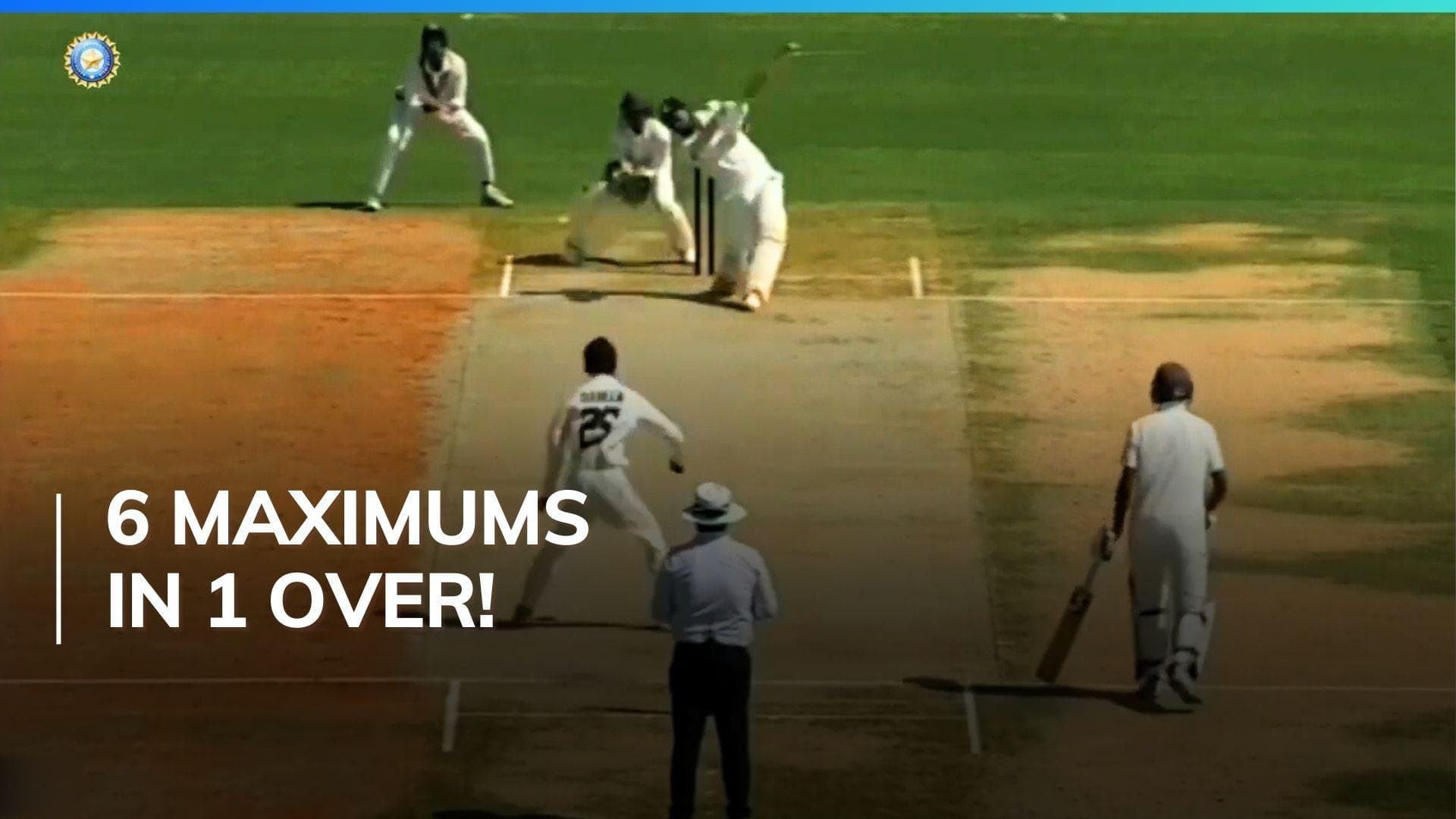 Watch: Andhra's Vamshhi Krrishna's smashes 6 sixes in an over against Railways in Col CK Nayudu Trophy