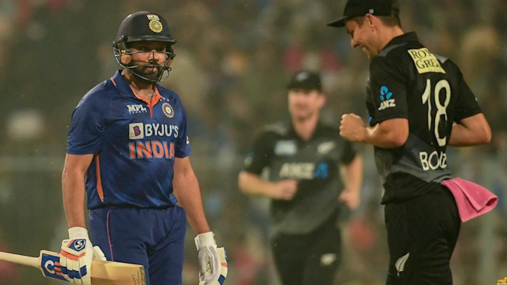 India vs New Zealand: পয়া ইডেনে হাফসেঞ্চুরি রোহিতের, নিউজিল্যান্ডকে ১৮৫ রানের টার্গেট টিম ইন্ডিয়ার