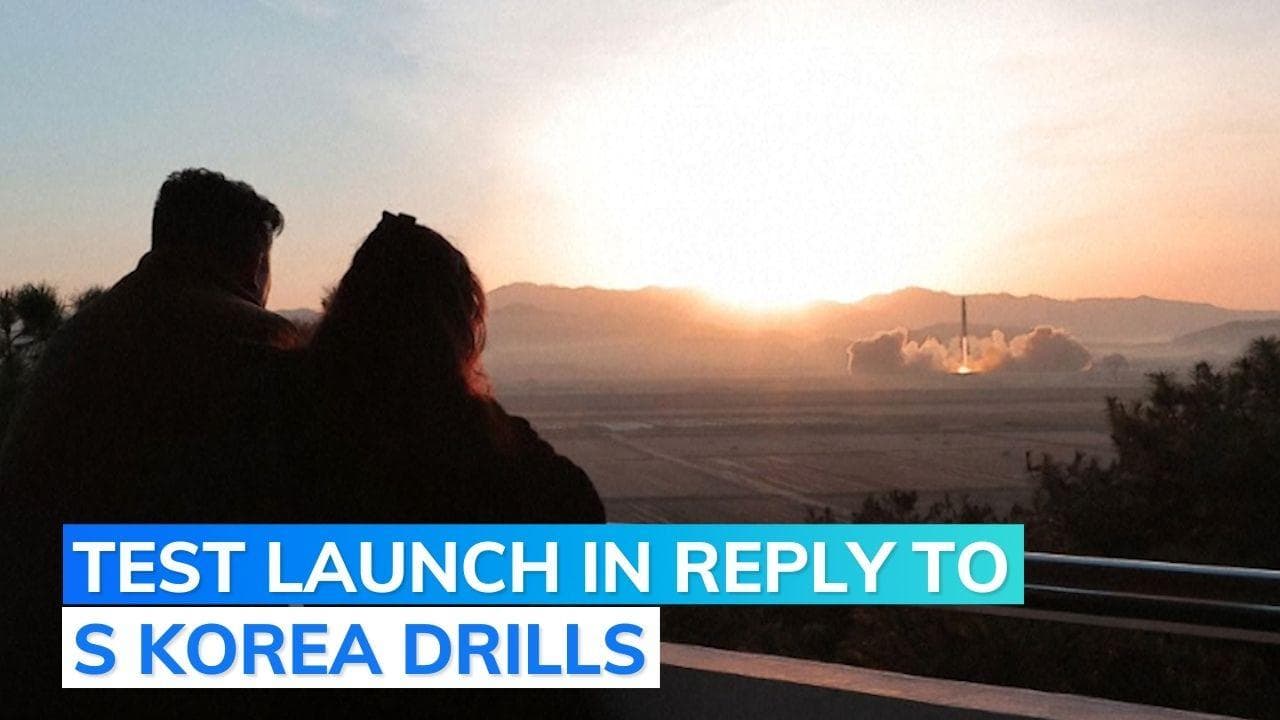Watch: North Korea's 'Monster Missile' test-fired in the presence of Kim Jong Un & daughter