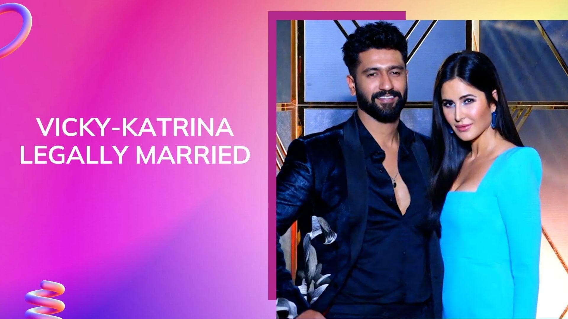 Katrina Kaif and Vicky Kaushal are now legally married! 