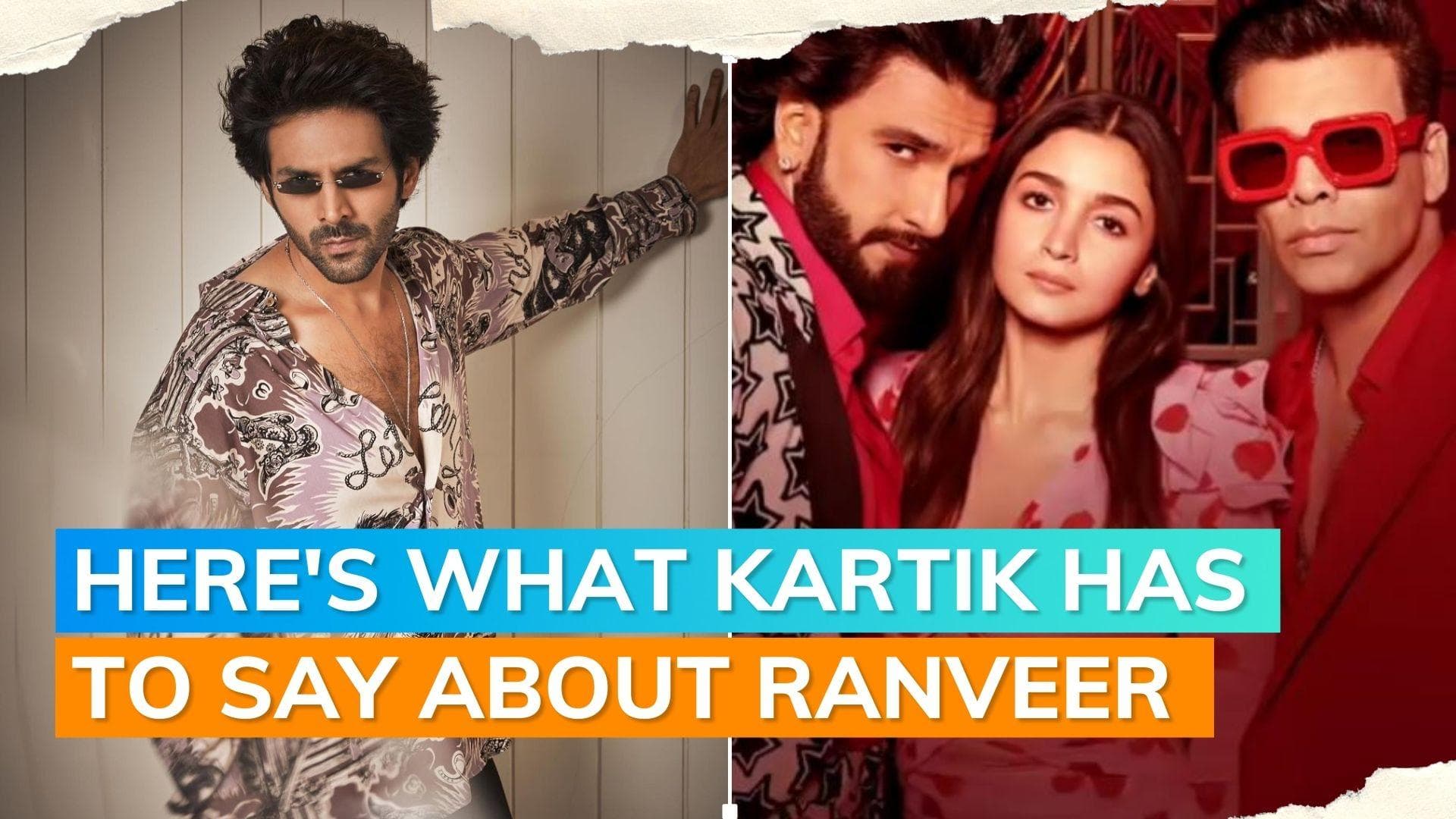 Kartik Aaryan reacts to Ranveer Singh mimicking him on 'Koffee With Karan'