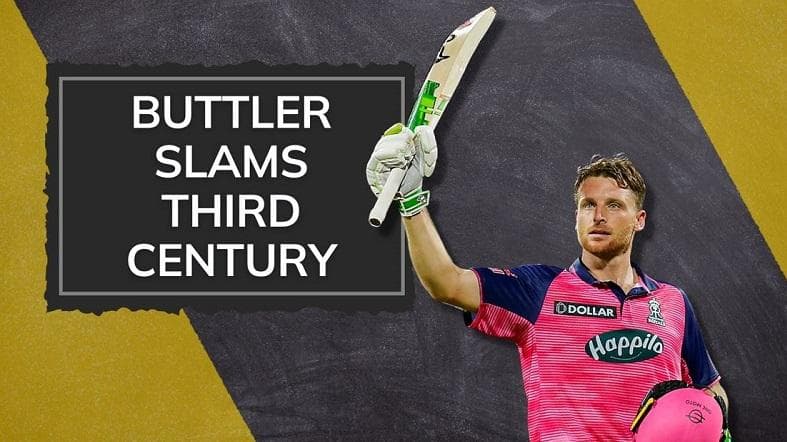 IPL 2022, RR vs DC: Jos Buttler becomes first overseas player to hit 3 tons in an IPL season