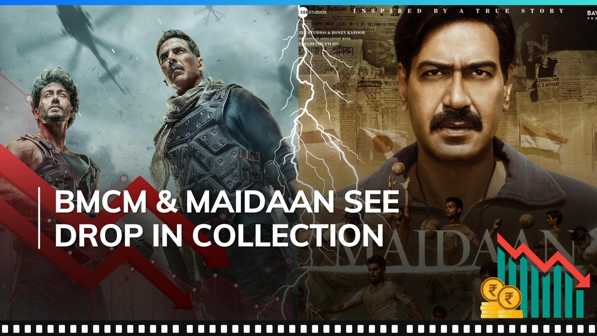 ‘Bade Miyan Chote Miyan’ earns over ₹5 crore while ‘Maidaan’ mints ₹2.72 crore on day 2 after Eid Holiday