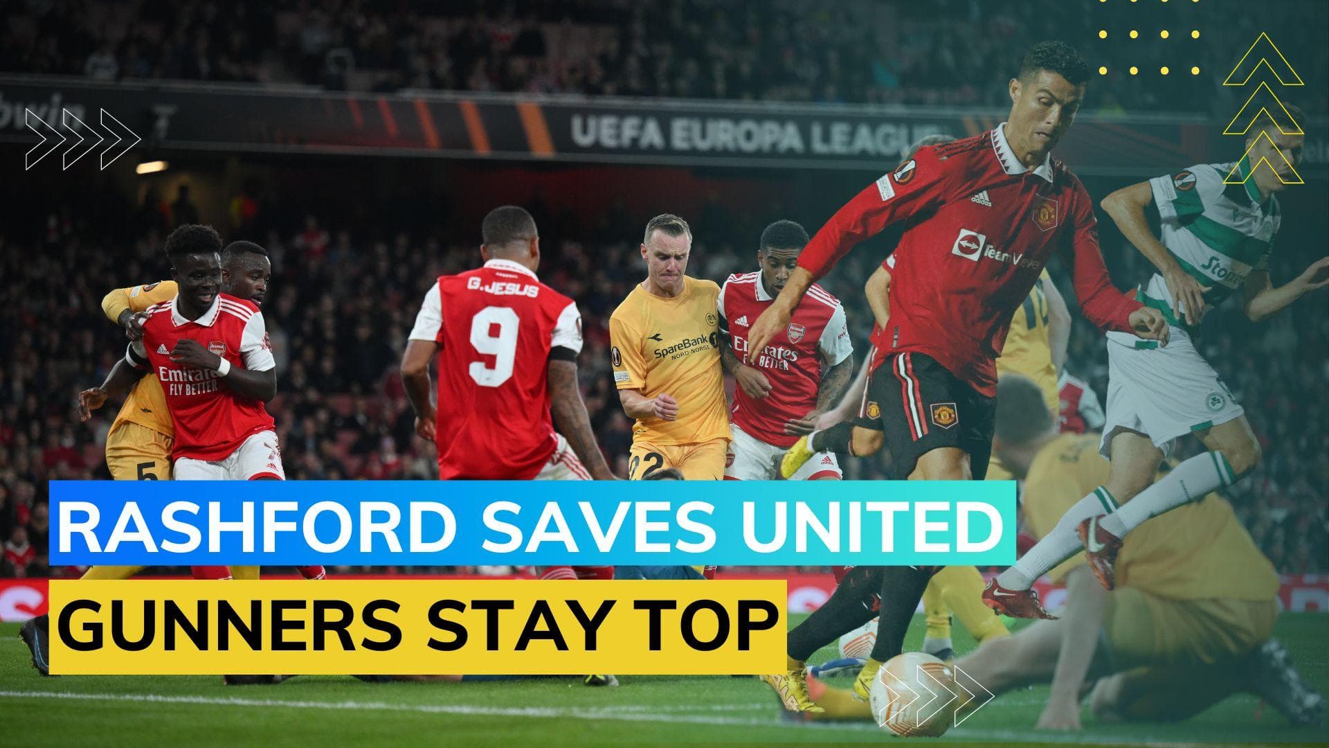 Europa League: Man Utd survive Omonia scare, Arsenal beat Glimt 2-0