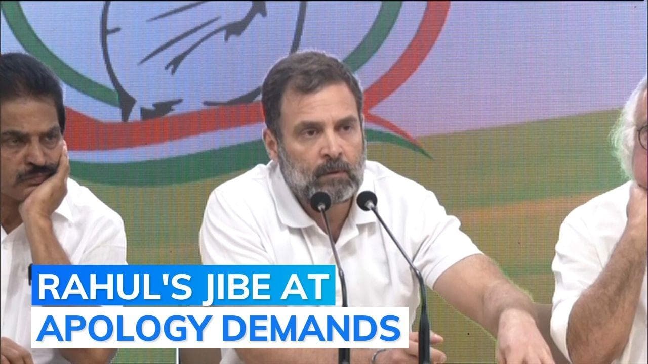 'If democracy was functioning...': Rahul on replying to BJP charges in Parliament