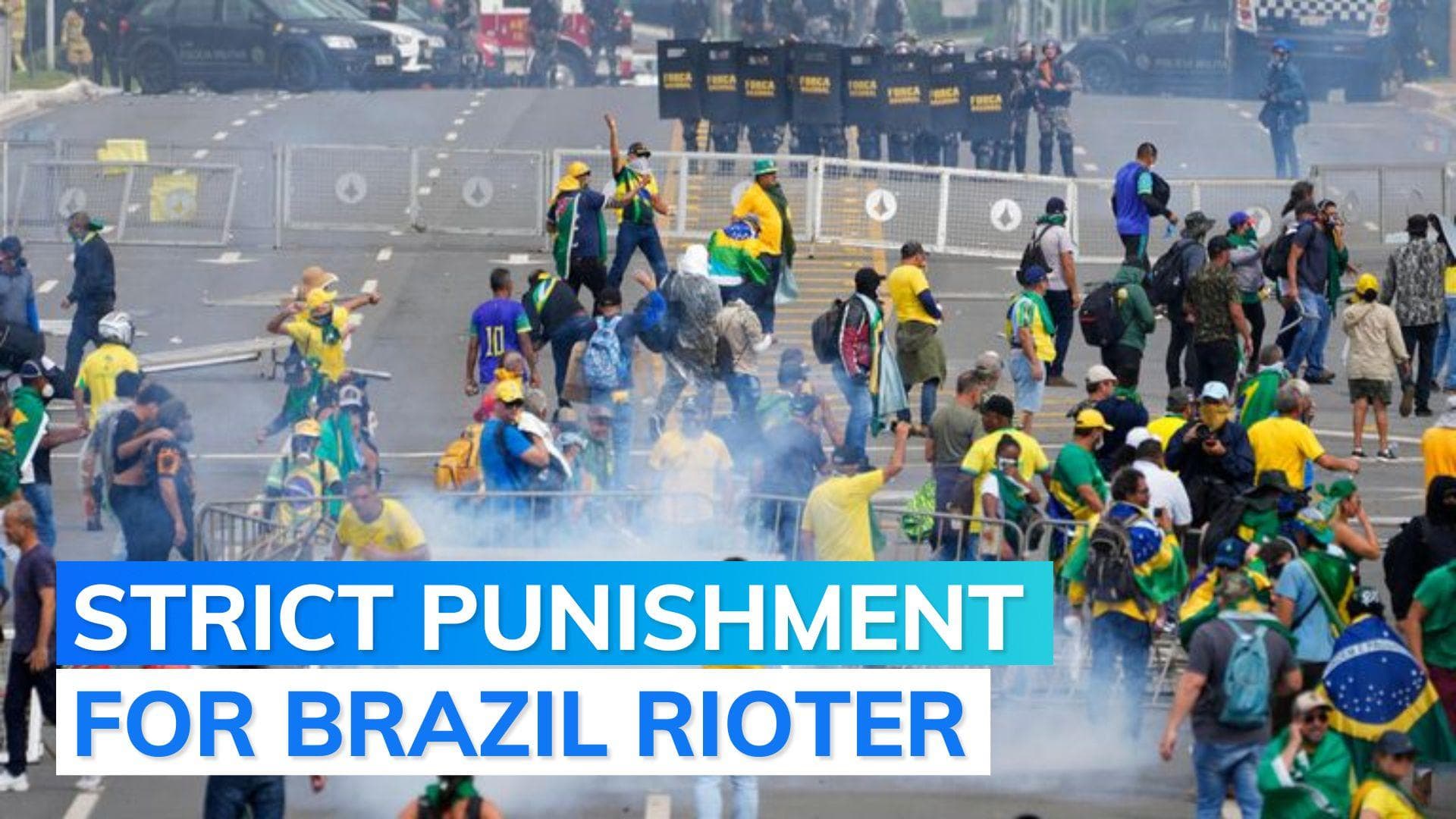 Brazil hands out 17-year sentence to January 8 Congress attacker