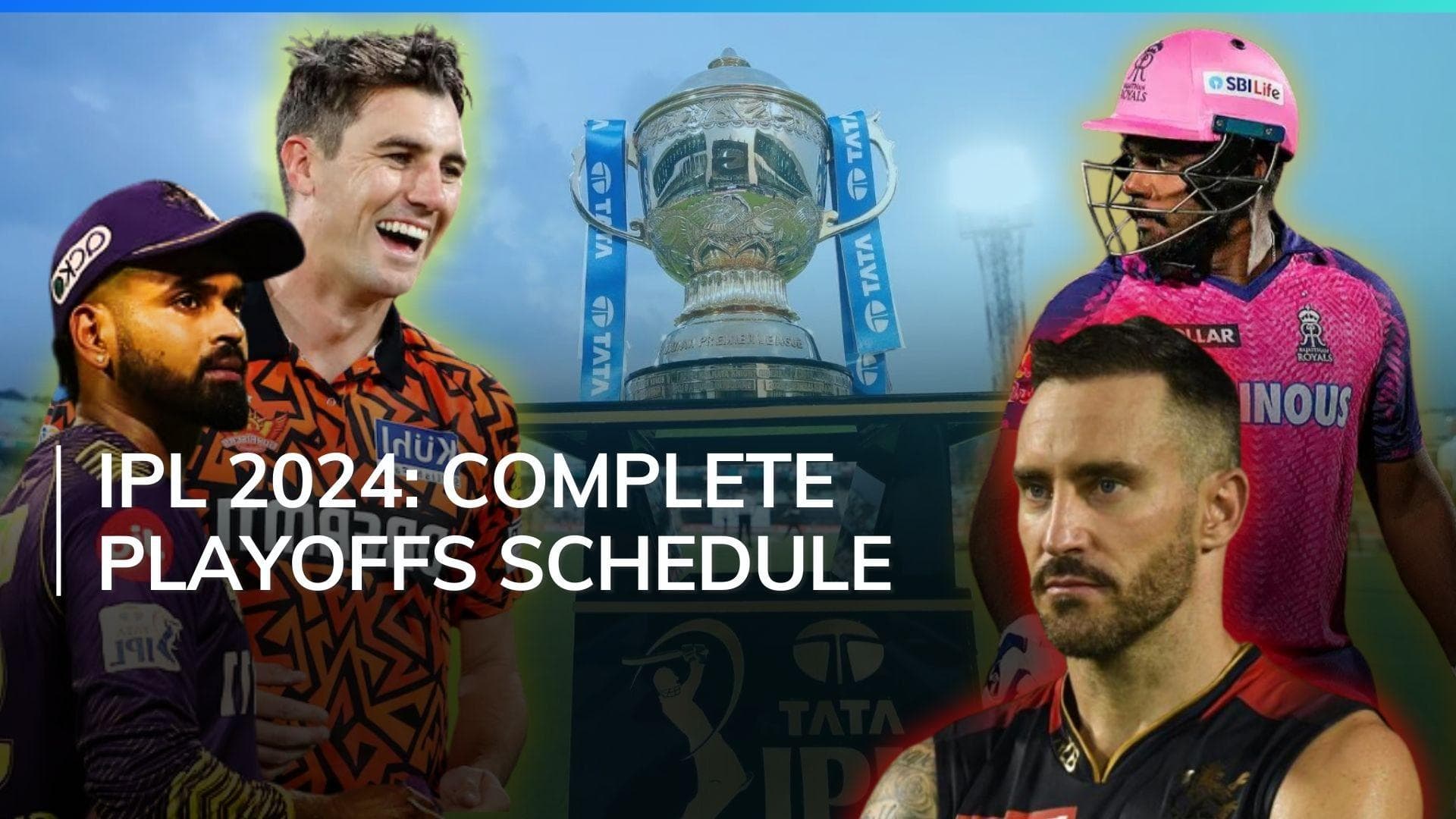 IPL 2024 Playoffs: Complete schedule, date & time as top four teams battle it out for the ultimate glory