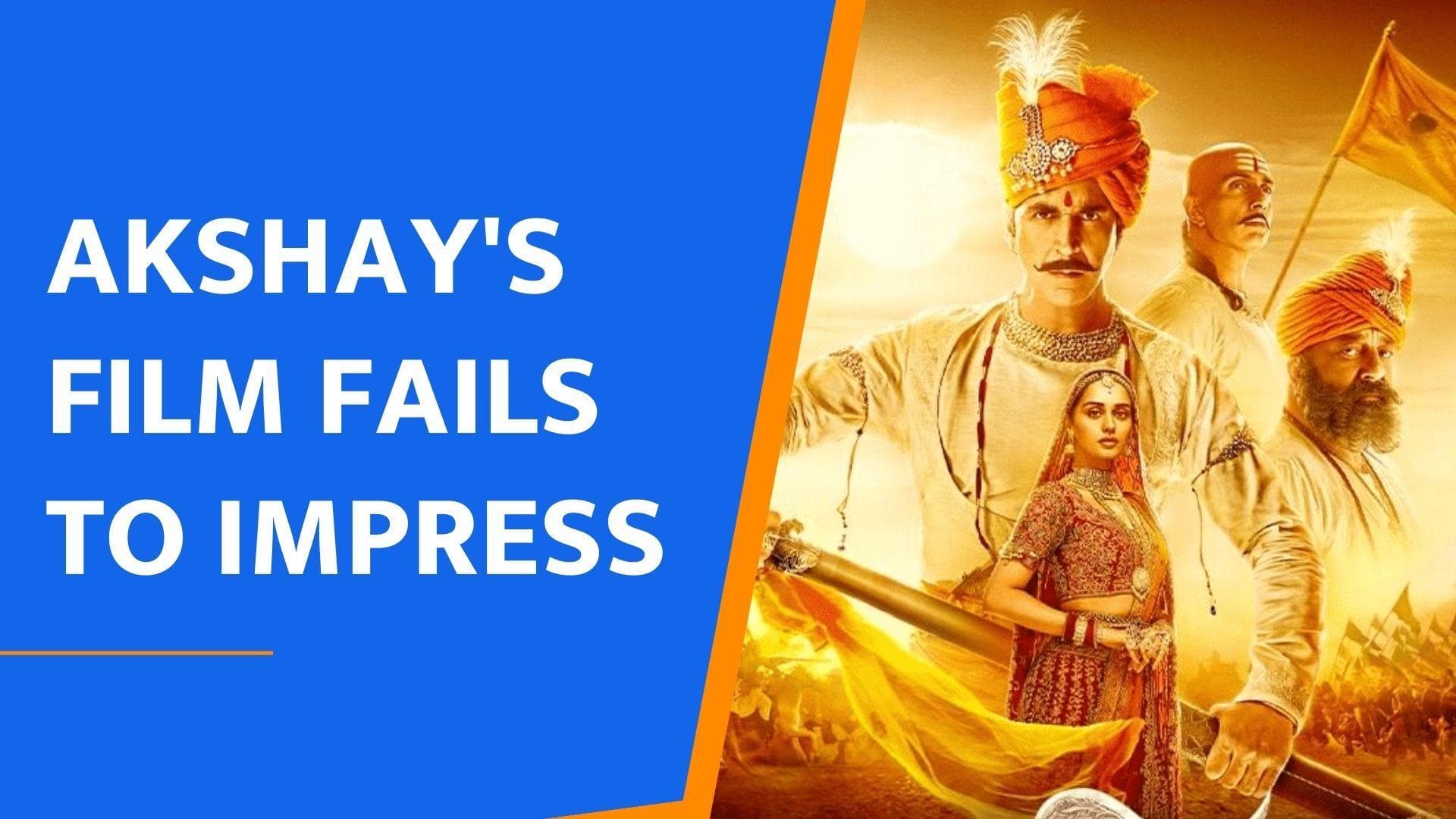 'Samrat Prithviraj' Box Office Collection Day 6: Akshay Kumar-starrer film continues its downward trend 