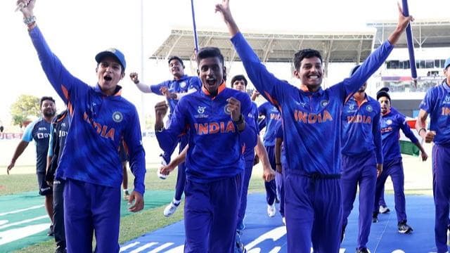 Celebrations and a grand welcome for India's Under 19 World Cup winning team in Bengaluru