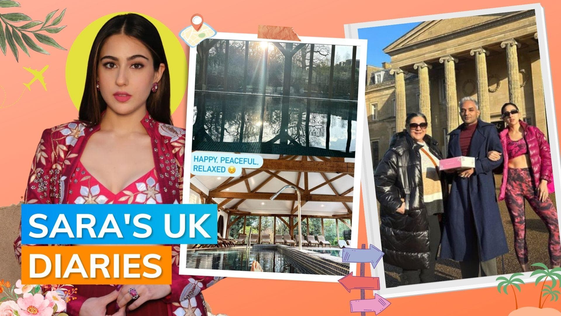 A sneak peek into Sara Ali Khan's vacation in the UK with her mother Amrita Singh 
