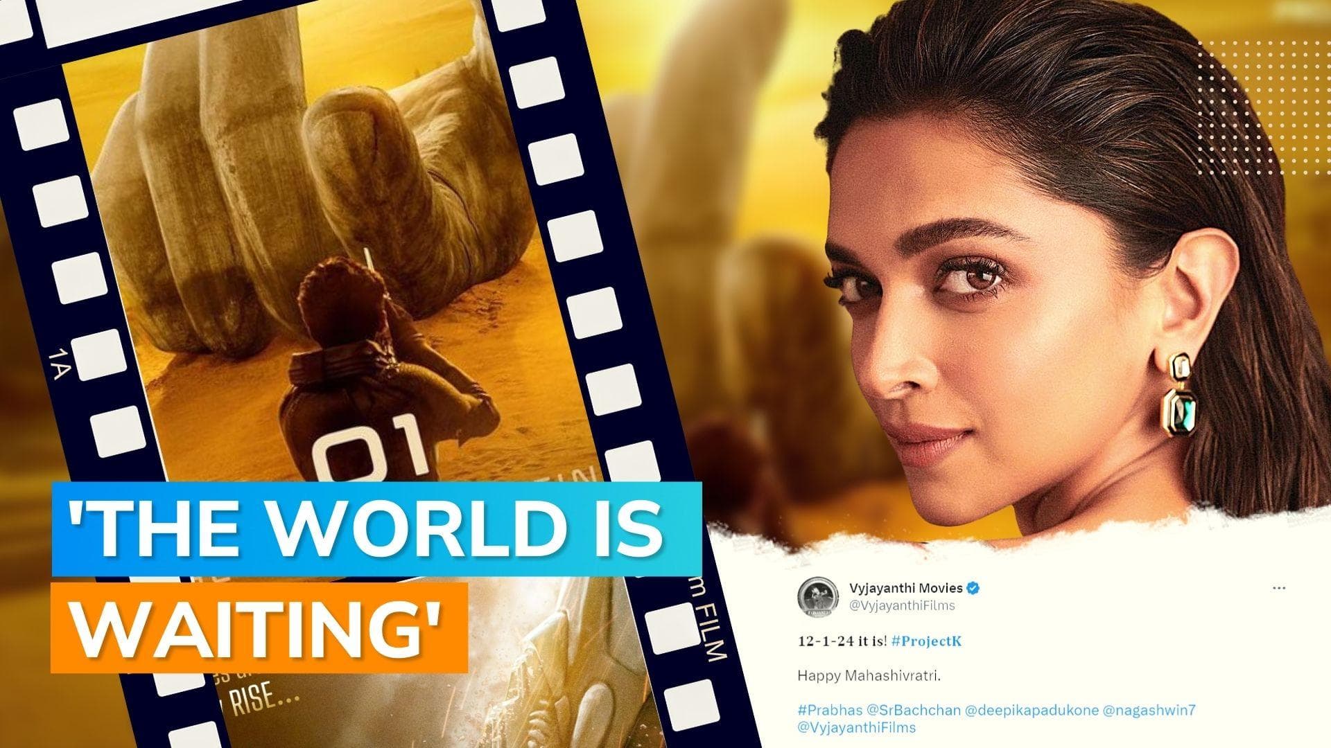 Deepika Padukone, Prabhas starrer 'Project K' to release on this date. Check new poster