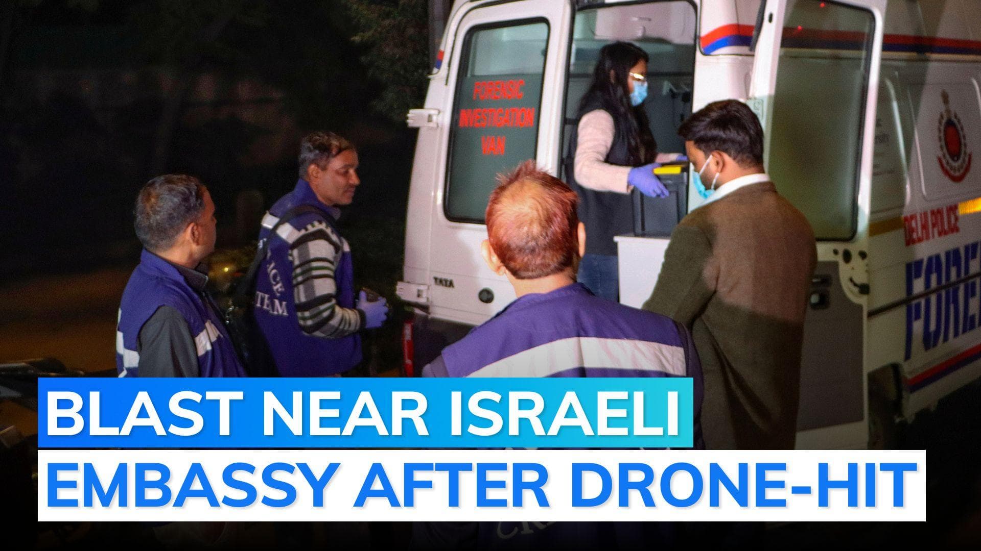 'Blast' near Israel embassy in Delhi, search operation underway