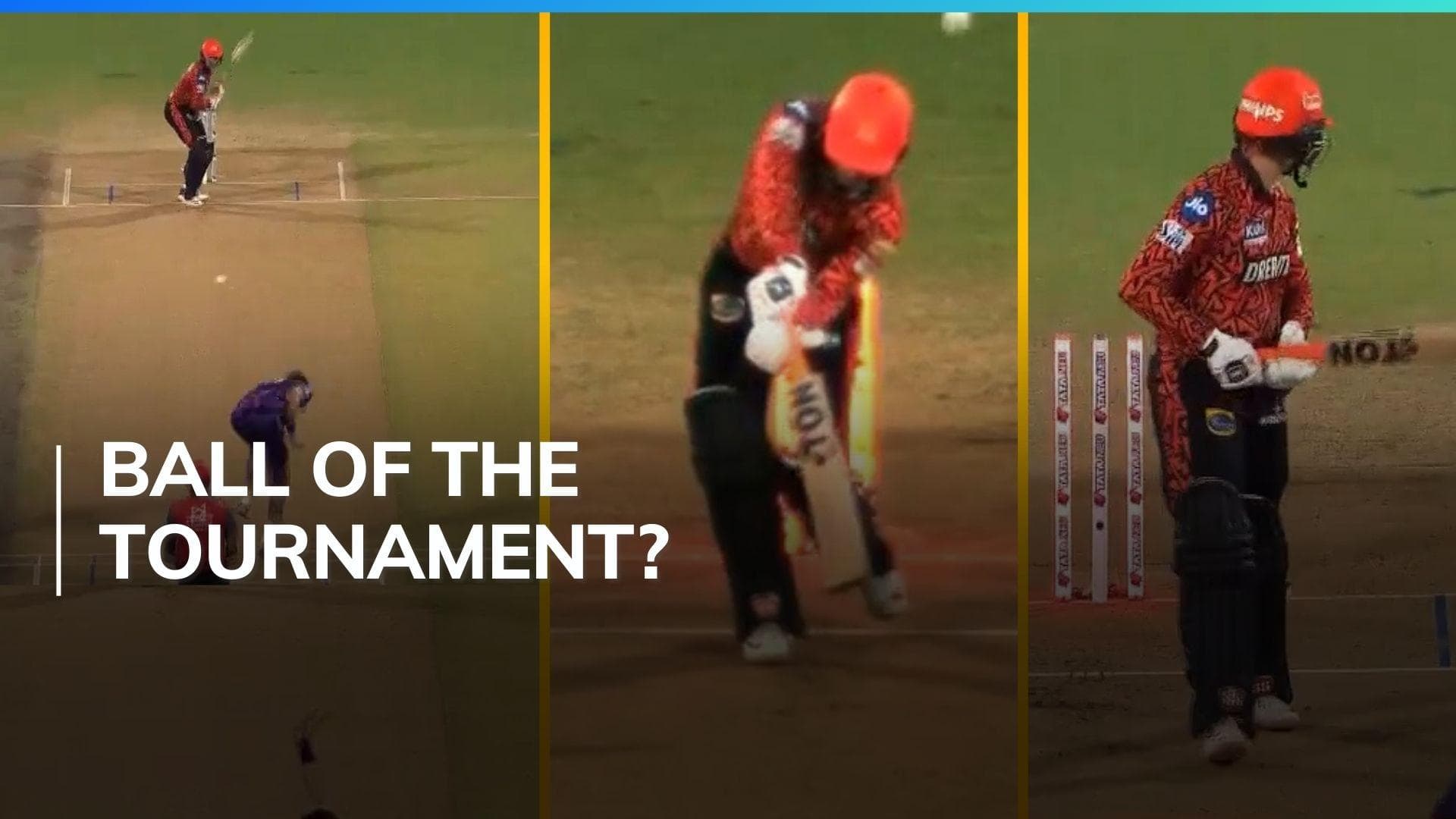 Watch: Mitchell Starc cleans up Abhishek Sharma with a ripper | IPL 2024 final, KKR vs SRH
