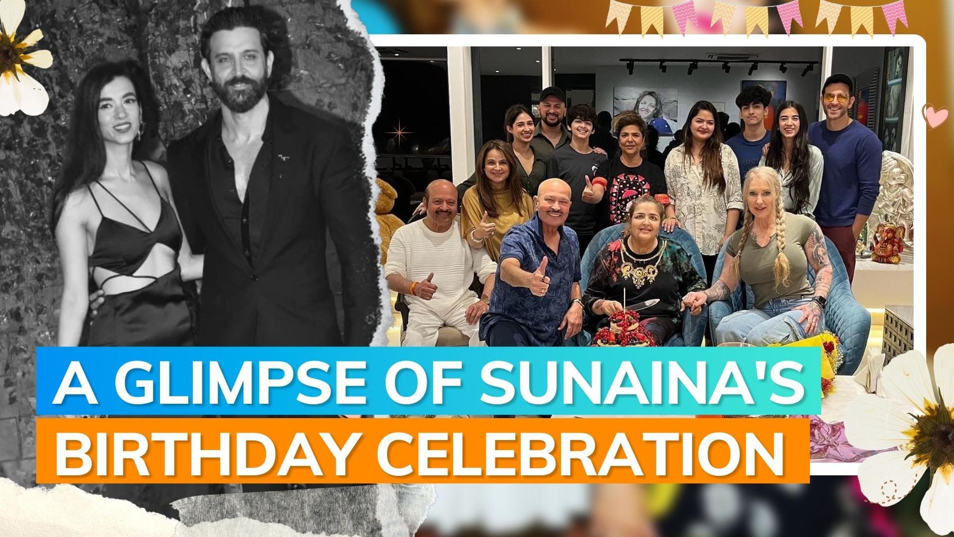 Saba Azad joins Hrithik Roshan and family to celebrate his sister Sunaina Roshan’s birthday 