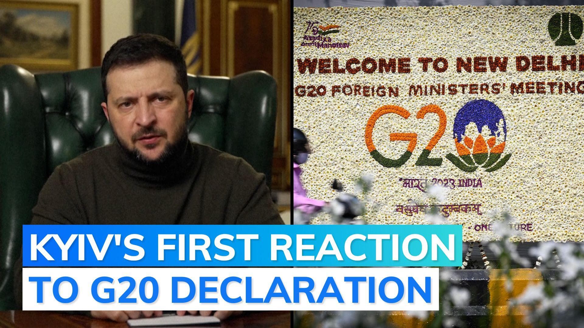 'Nothing to be proud of': Ukraine reacts to G20 statement on Russia war 