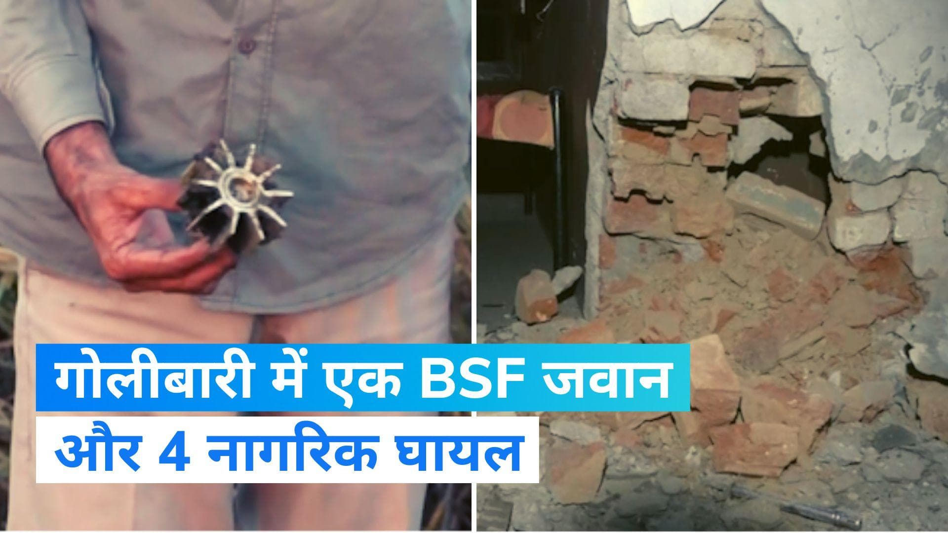 Pak Violates Ceasefire: पाकिस्तान की गोलीबारी में एक BSF जवान और 4 नागरिक घायल