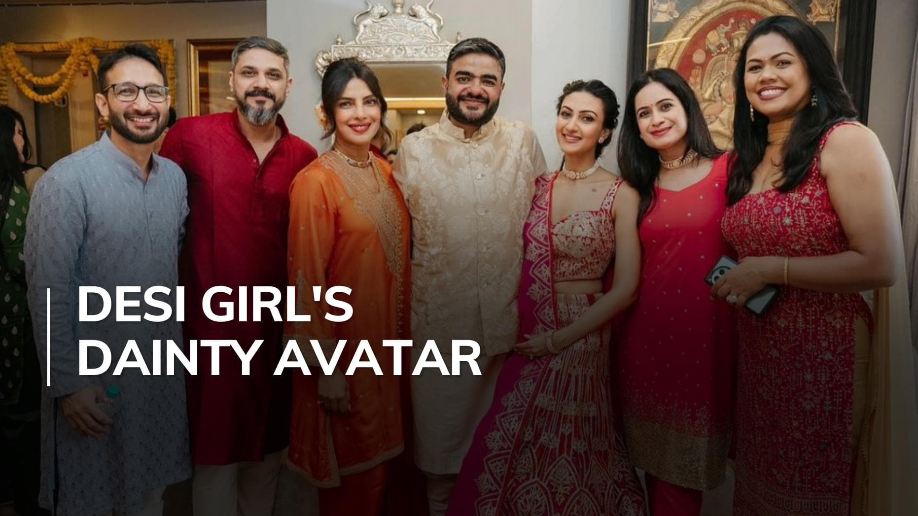 Priyanka Chopra picks ₹ 50k kurta set for brother Siddharth's engagement, nails traditional look