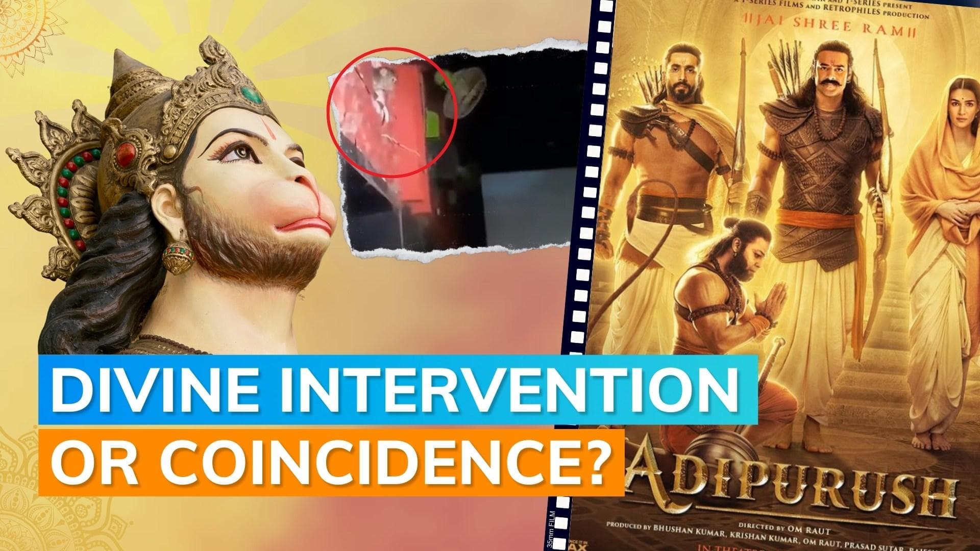 Is Hanuman watching ‘Adipurush’? Fans believe so after monkey enters theatre | Watch