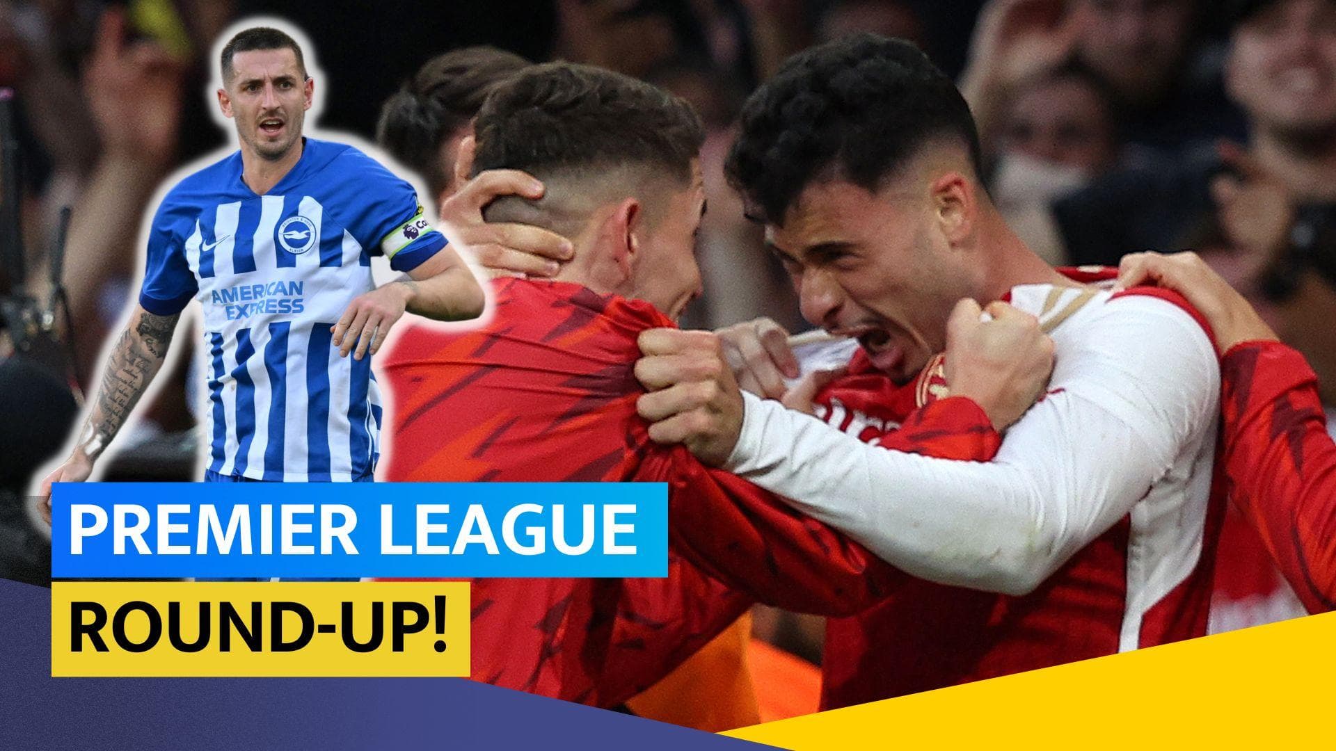 Premier League: Arsenal beat Manchester City, Liverpool held to 2-2 draw at Brighton