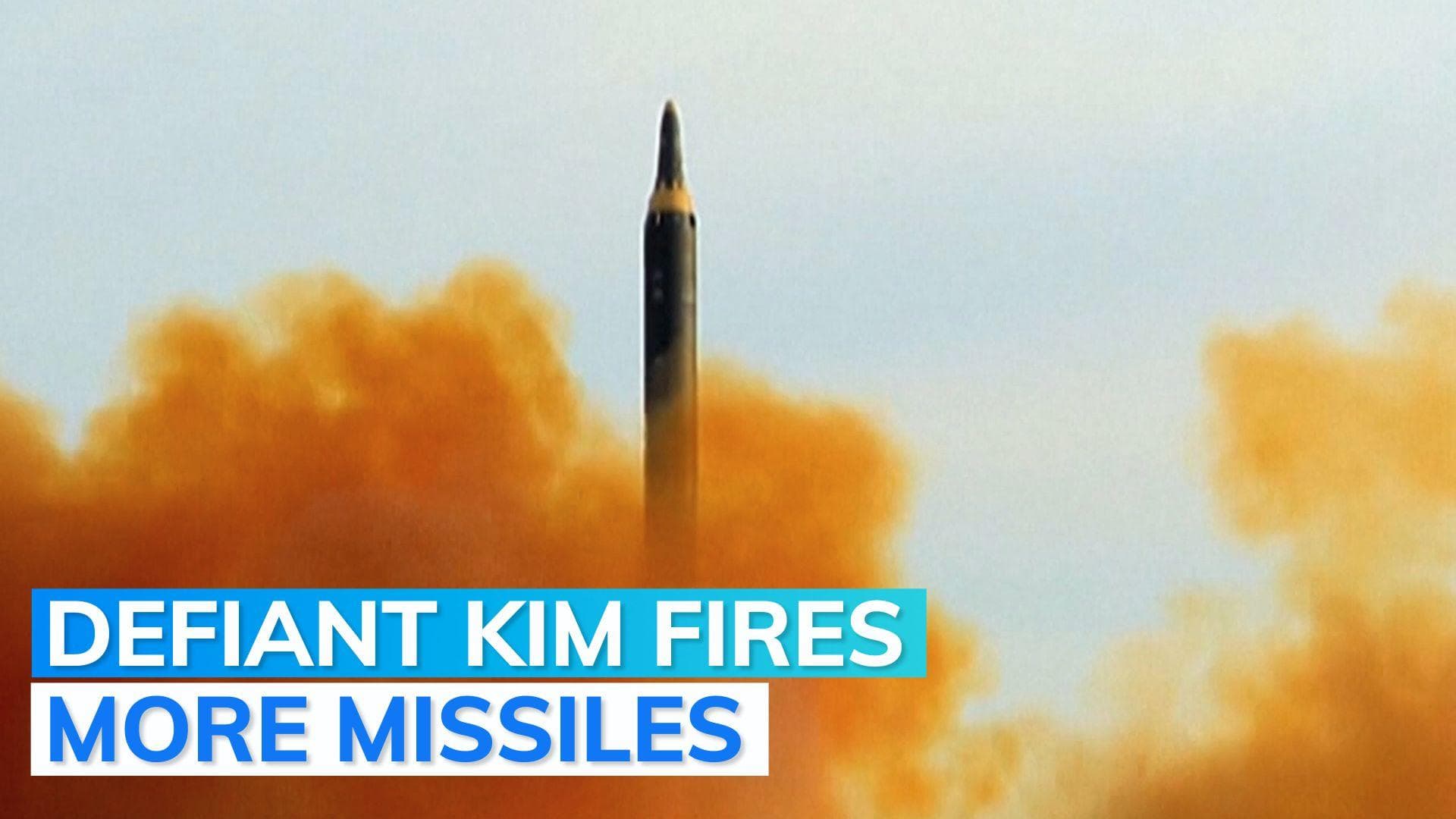 US redeploys aircraft carrier, North Korea launches more missiles