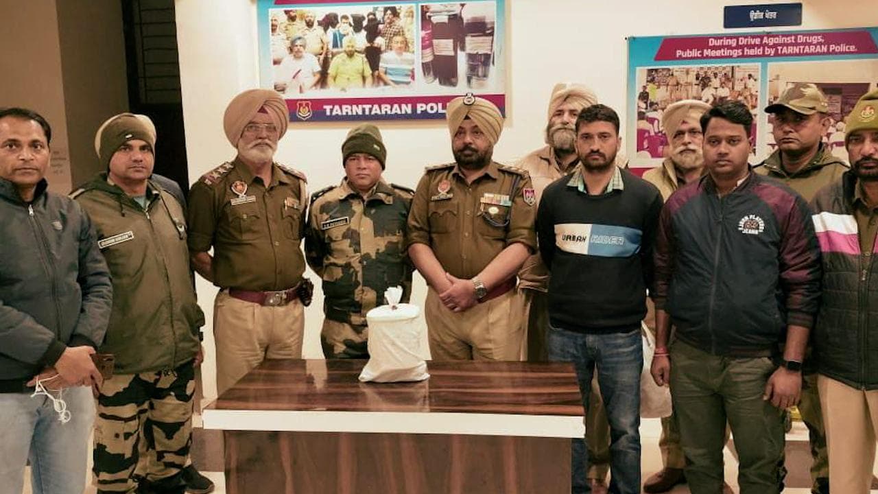 Punjab Police, BSF recover heroin from border village in Tarn Taran district