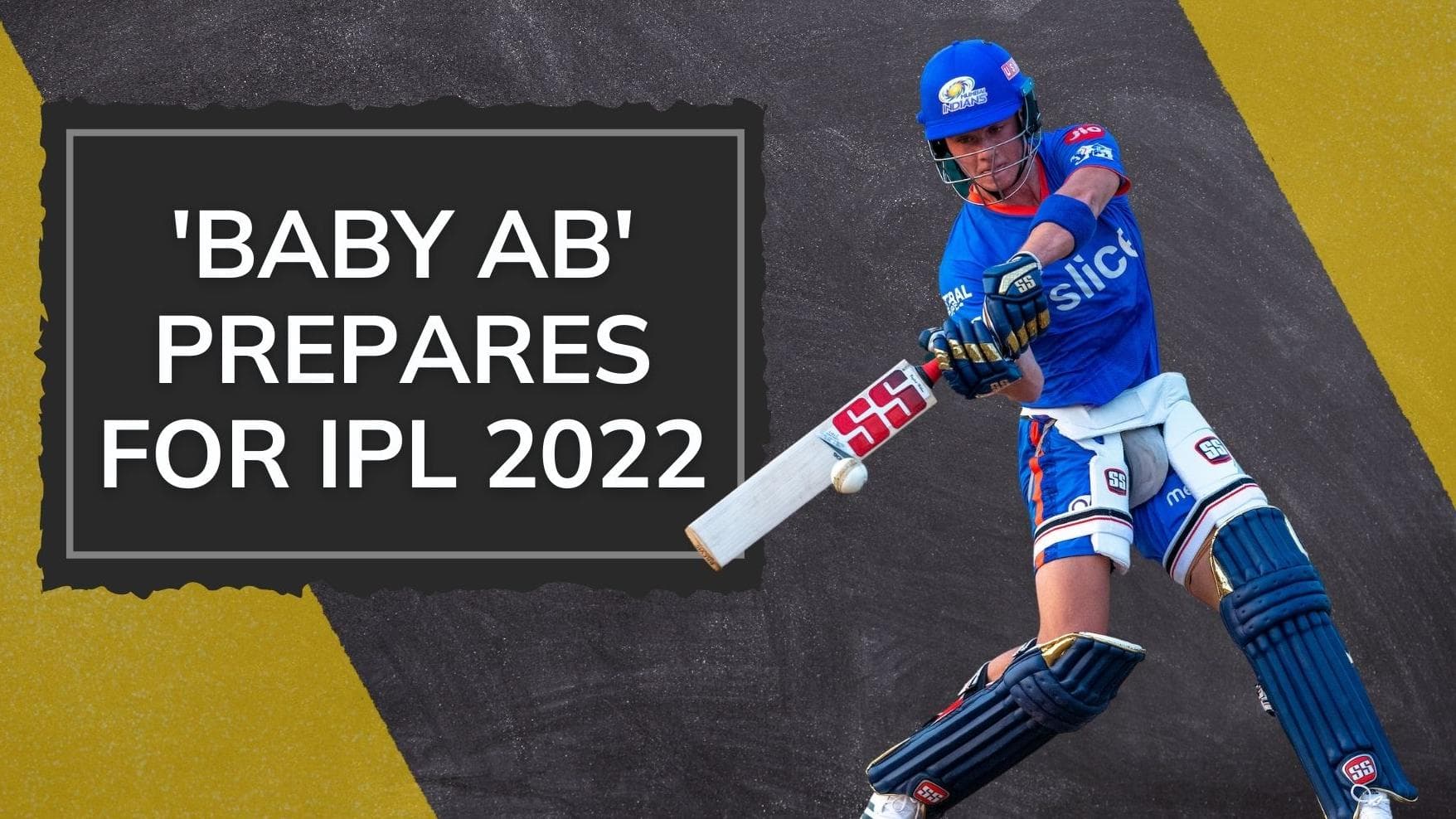 IPL 2022: Promising South African youngster, 'Baby AB' Dewald Brevis practises with MI squad