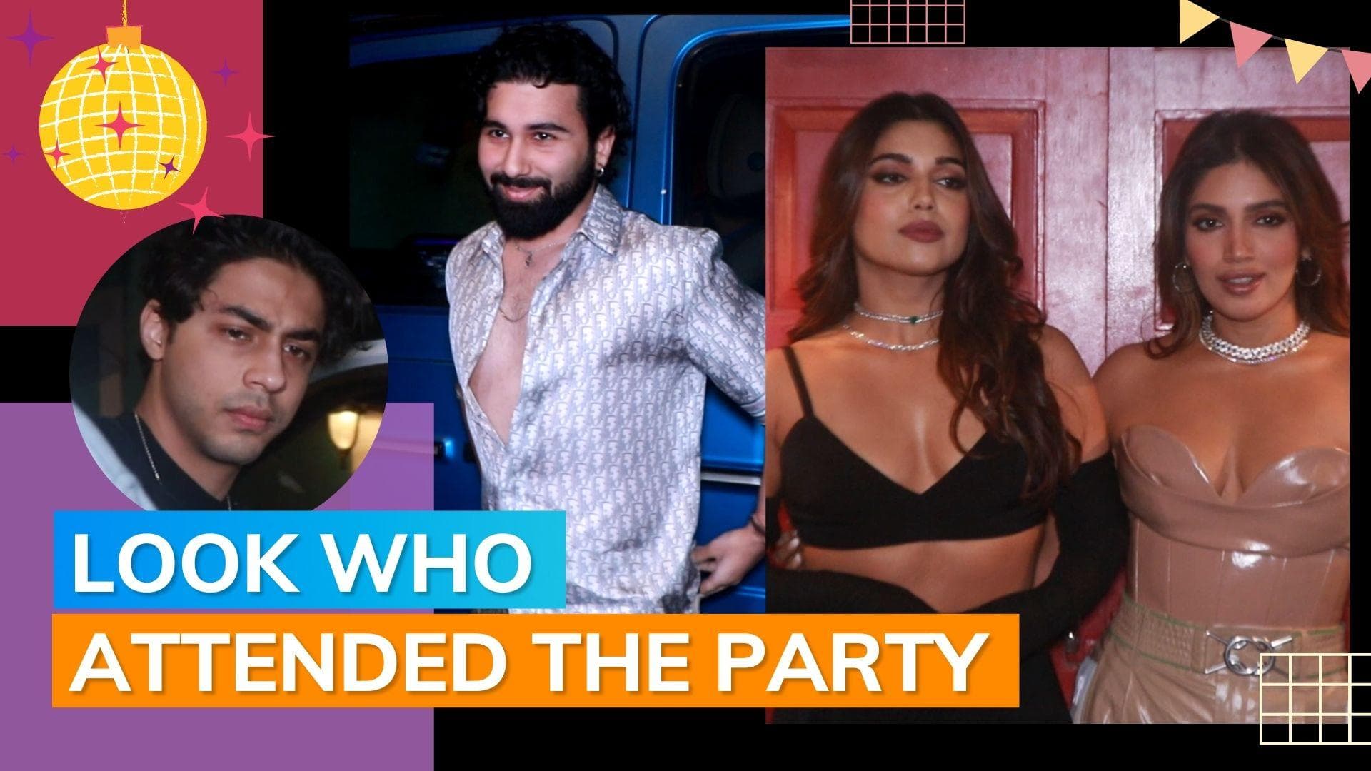 Bhumi Pednekar celebrates sister Samiksha's birthday: Aryan Khan, Nysa Devgn attend bash