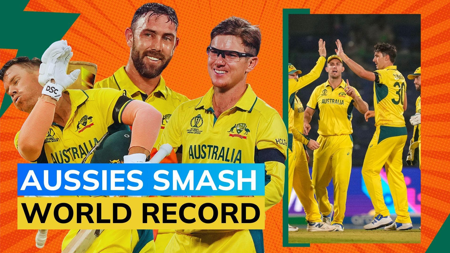WATCH AUS vs NED Highlights: Maxwell, Warner break records as Australia secure biggest World Cup win