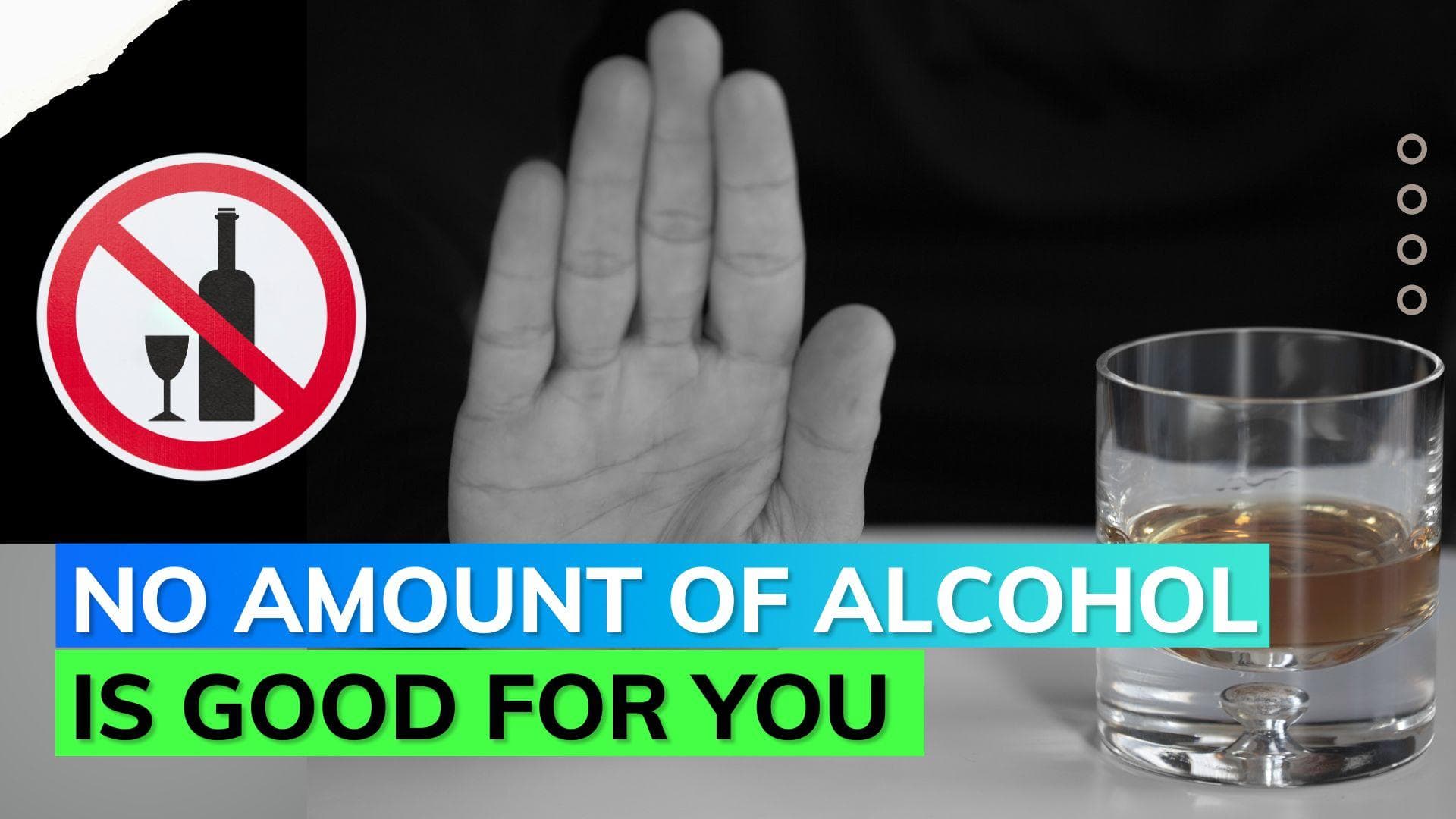 New study suggests drinking alcohol moderately equally bad for your health