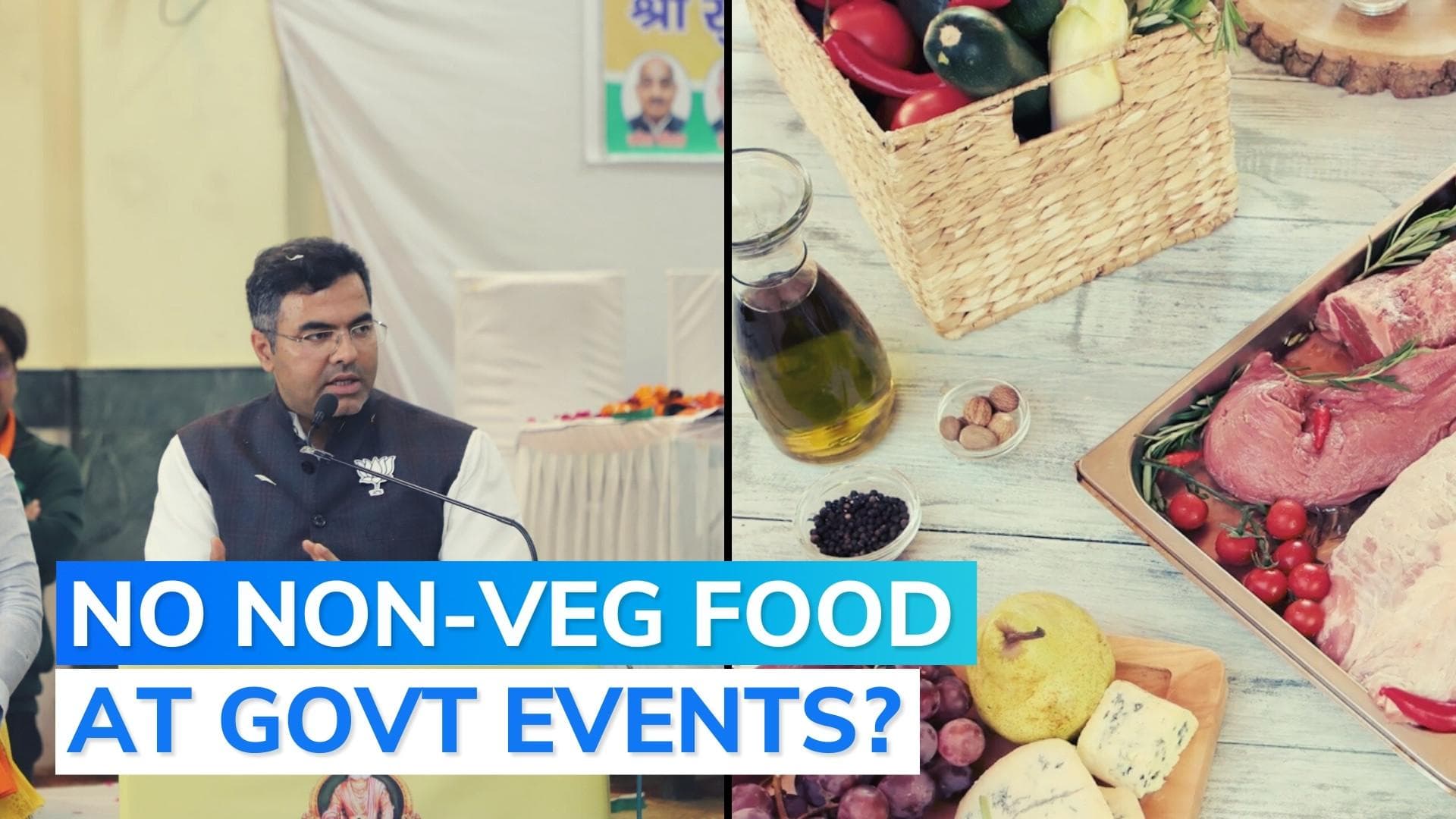 Parliament: bill to ban non-veg food at govt events planned by BJP MP for Winter Session