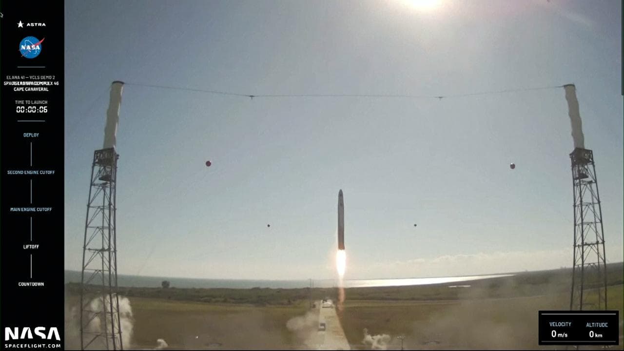 Watch: Rocket startup’s launch debut ends in ocean crash