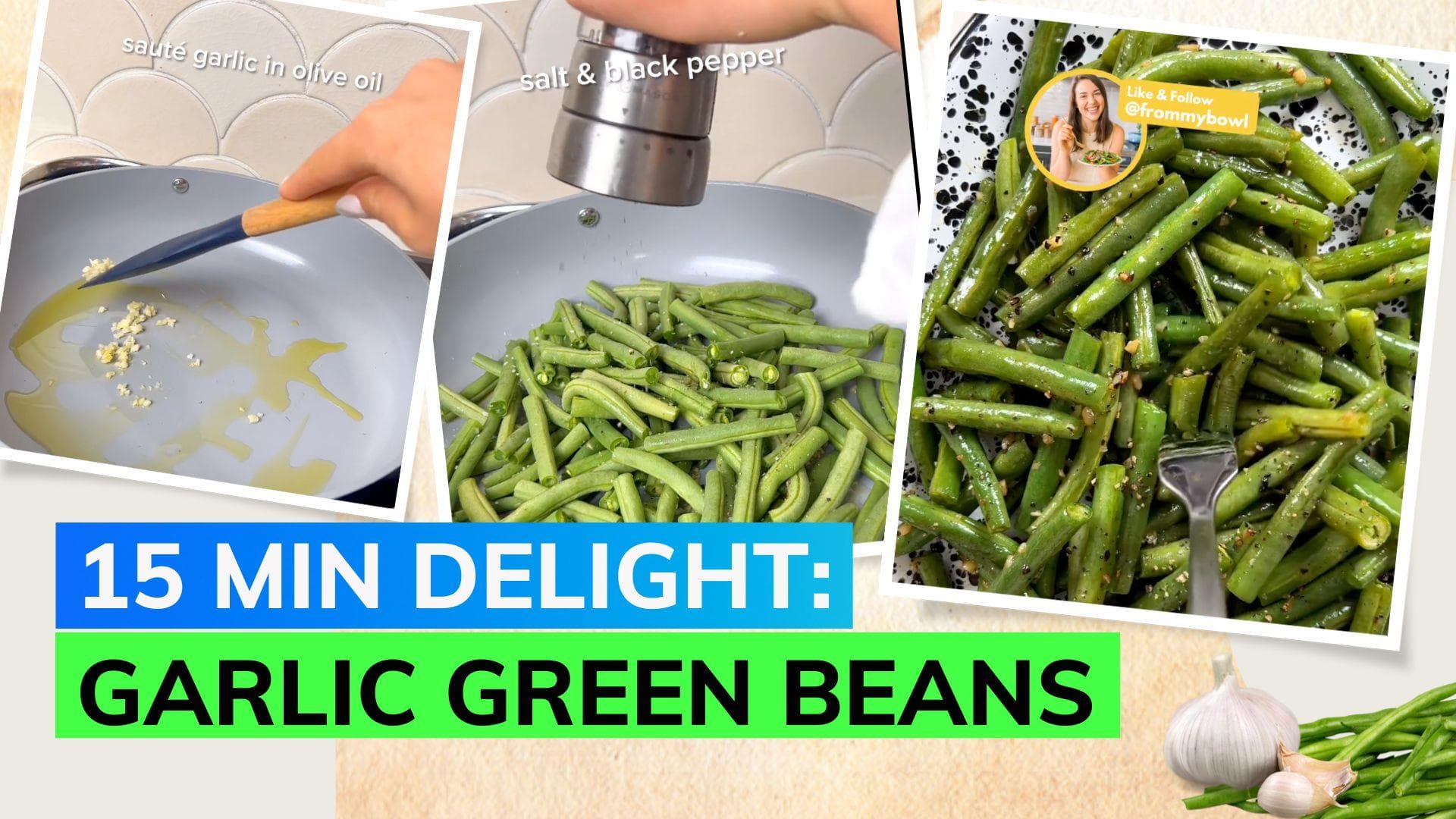 Quick and easy recipe: Try sautéed garlic beans for a tasty side dish 