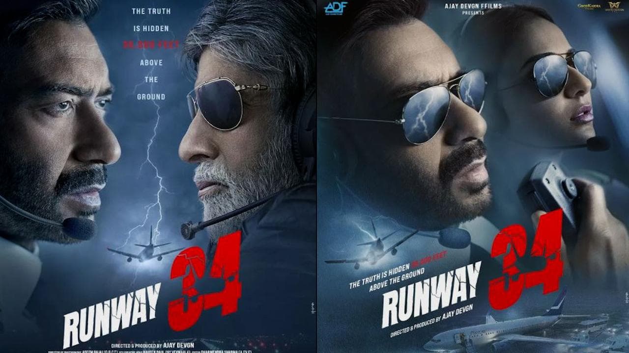 'Runway 34' Amitabh Bachchan, Ajay Devgn, Rakul Preet Singh -स्टारर 'रनवे 34' का  मोशन पोस्टर आउट 