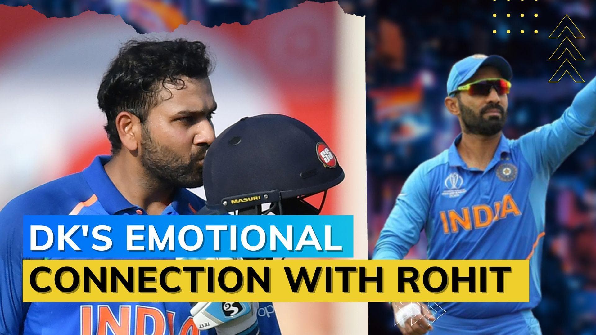Dinesh Karthik pens heartfelt note for Indian skipper Rohit Sharma