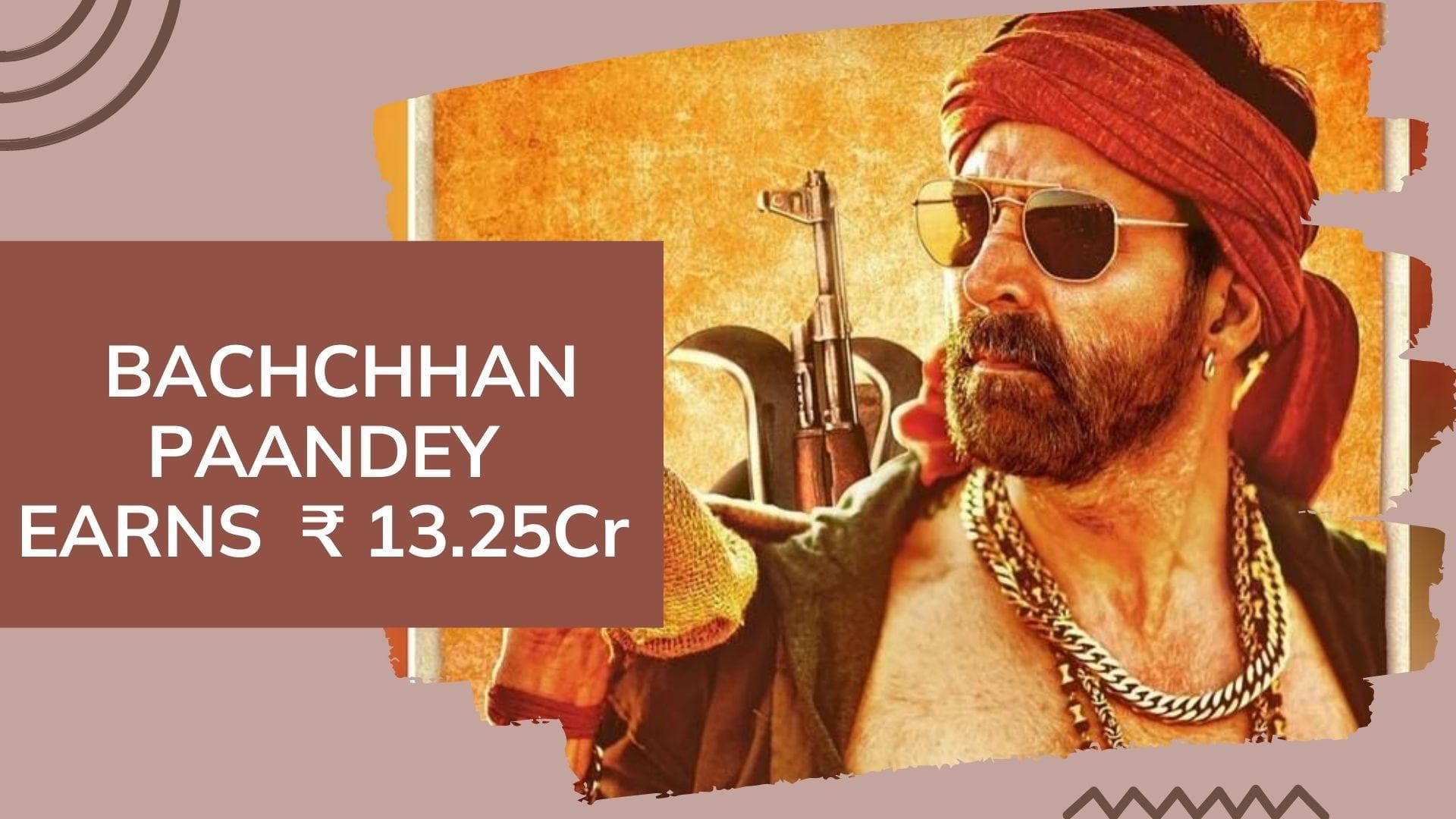 'Bachchhan Paandey' box office collection Day 1: Akshay Kumar and Kriti Sanon starrer earns ₹ 13.25 Cr 