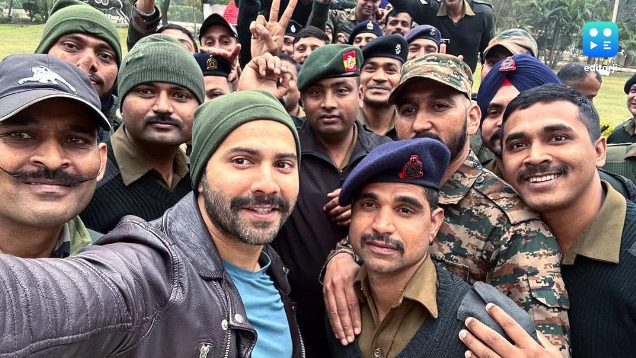 Varun Dhawan trains with real-life heroes for 'Border 2'
