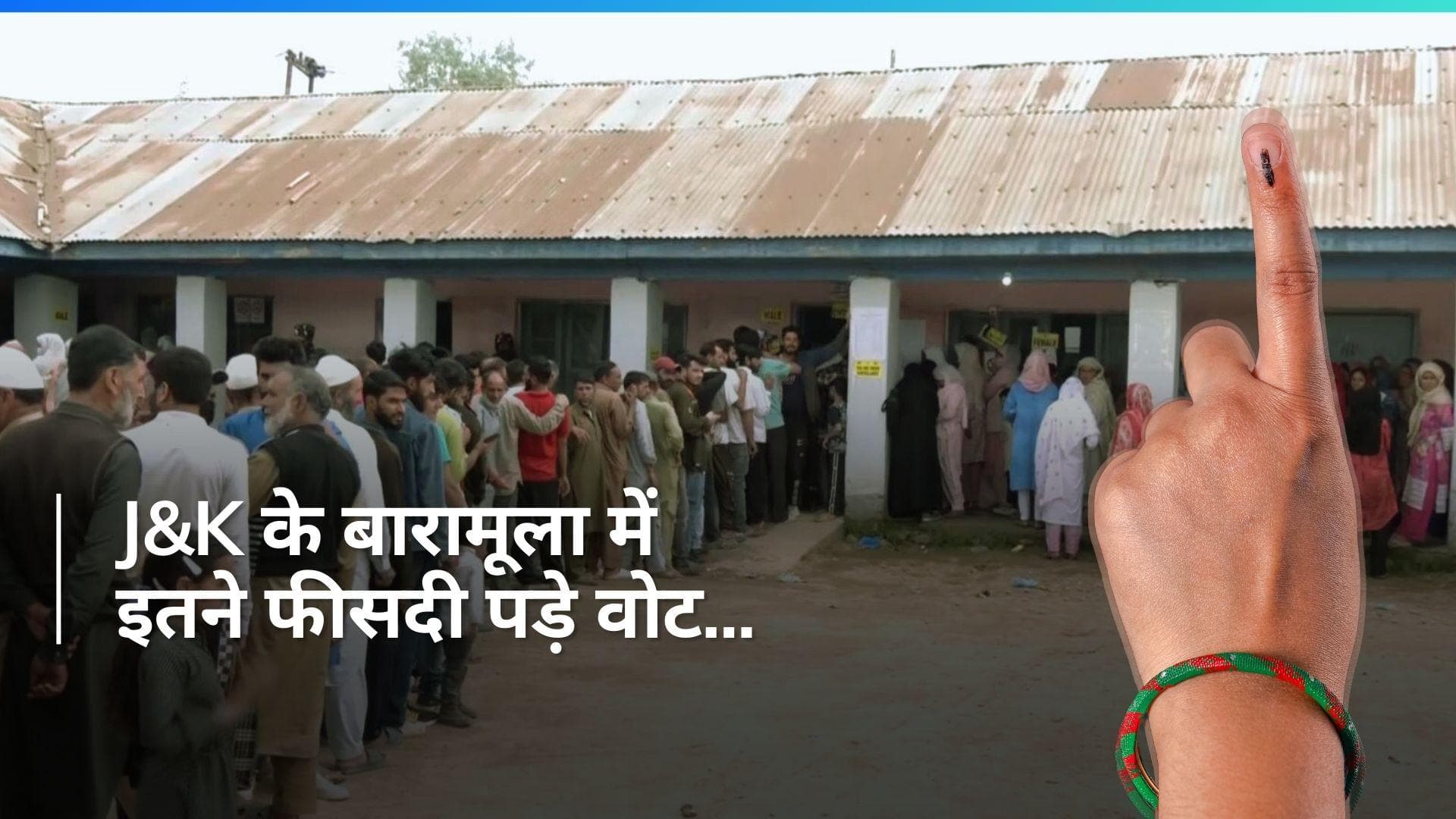 General Elections: बारामूला में 40 सालों में सबसे ज्यादा हुआ  मतदान, जानें कितने प्रतिशत वोटिंग दर्ज हुई?