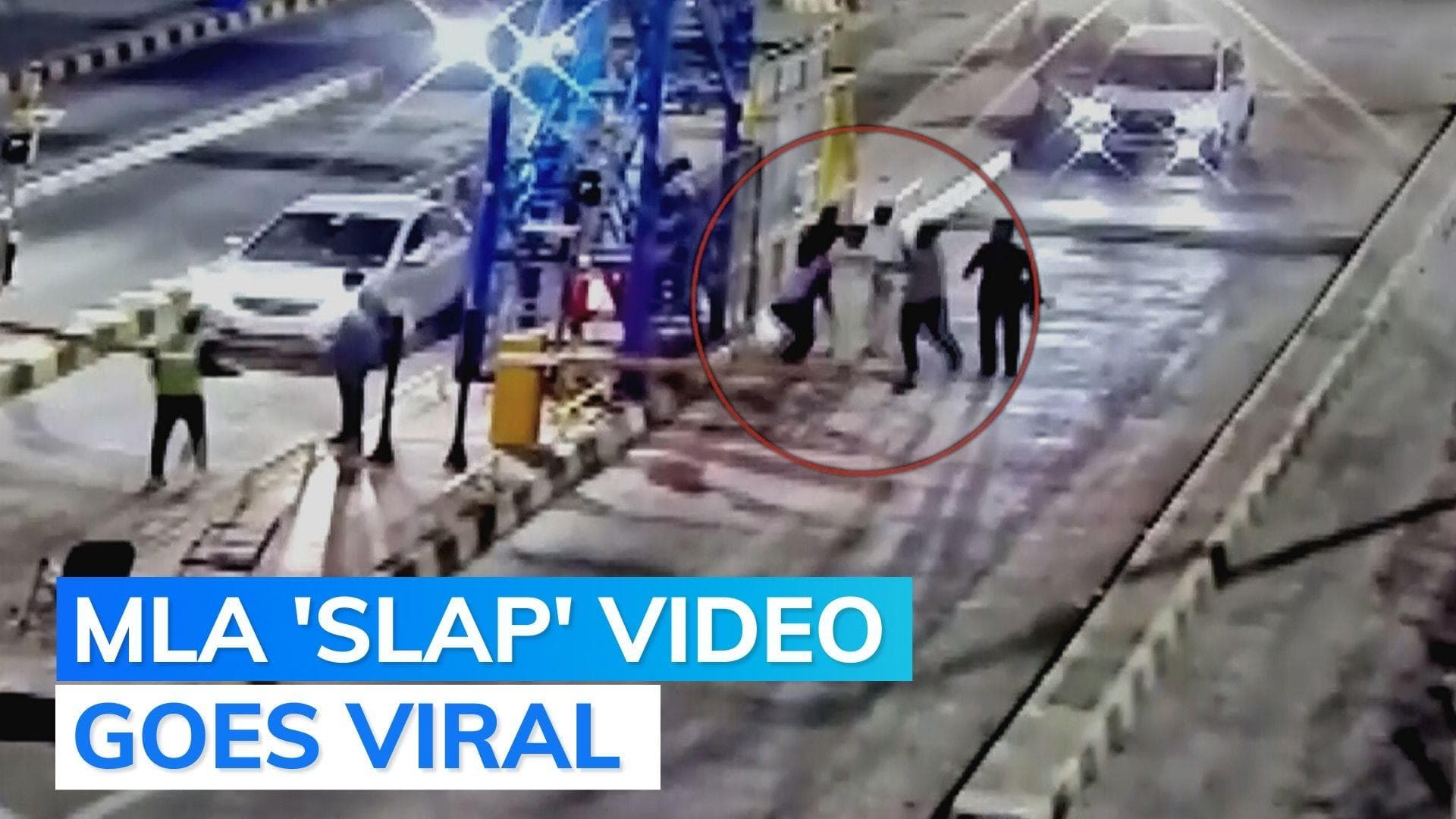 Caught on camera: Telangana MLA allegedly assaults toll plaza worker