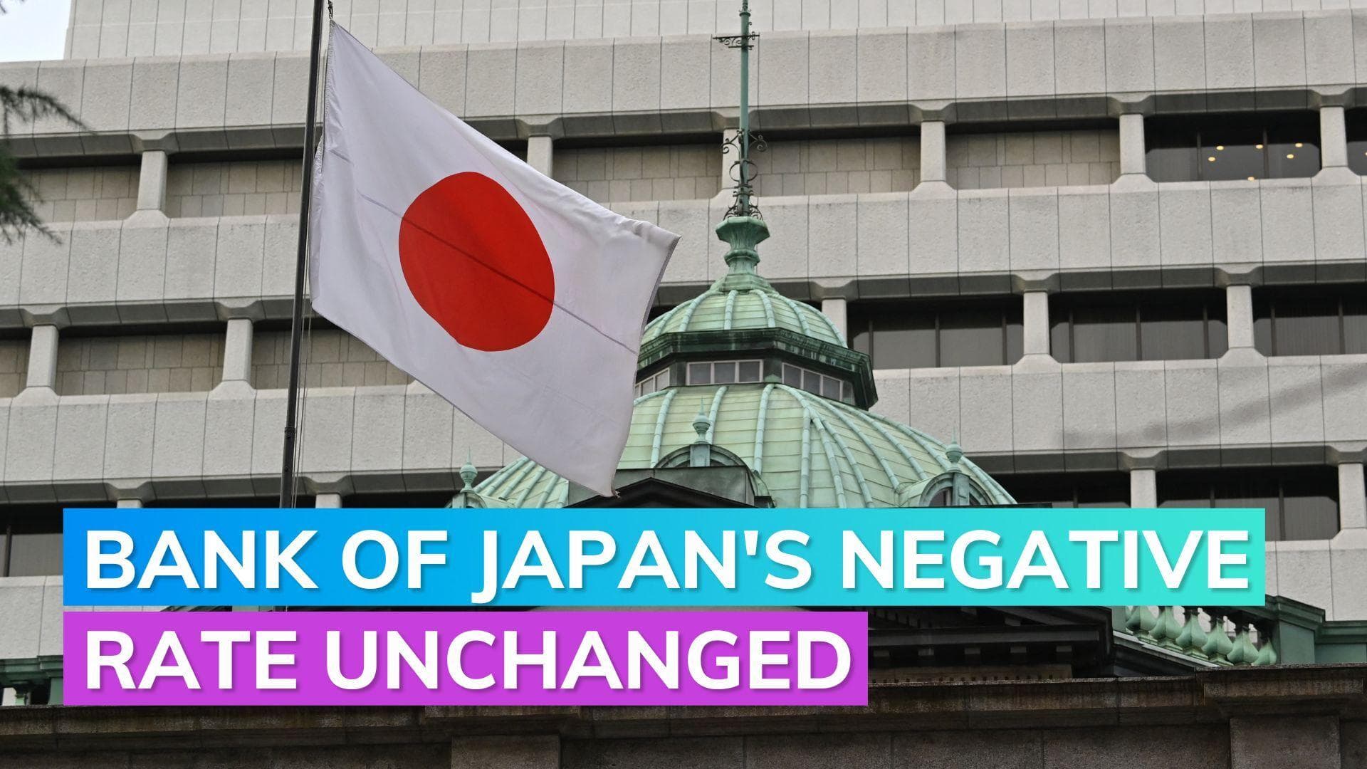 Bank of Japan maintains negative interest rate, monitors wage trends